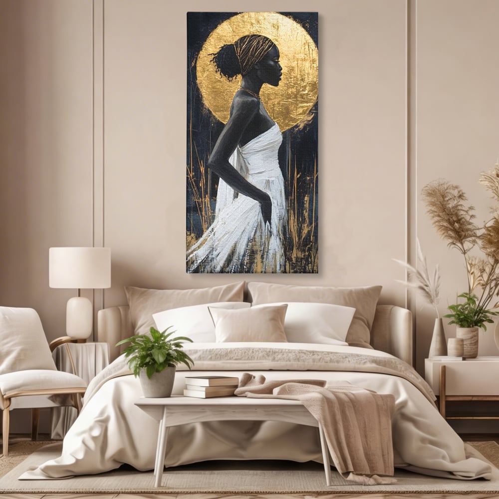 Tablou Canvas Premium, LuxCanva® G1231, Cercul Sacru, Mistic, Vizionar, Auriu, Eteric, Metaforic, Rafinament, Energie, Cerc, Foc, Ochi, Zeita, Aurora, Ancestral, Frumusete, Salon, Living, Dormitor
