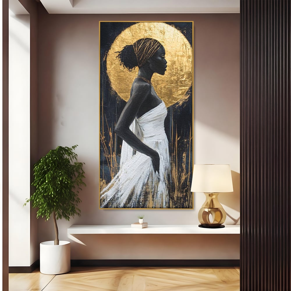 Tablou Canvas Premium, LuxCanva® G1231, Cercul Sacru, Mistic, Vizionar, Auriu, Eteric, Metaforic, Rafinament, Energie, Cerc, Foc, Ochi, Zeita, Aurora, Ancestral, Frumusete, Salon, Living, Dormitor