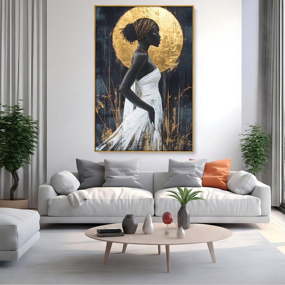 Tablou Canvas Premium, LuxCanva® G1231, Cercul Sacru, Mistic, Vizionar, Auriu, Eteric, Metaforic, Rafinament, Energie, Cerc, Foc, Ochi, Zeita, Aurora, Ancestral, Frumusete, Salon, Living, Dormitor