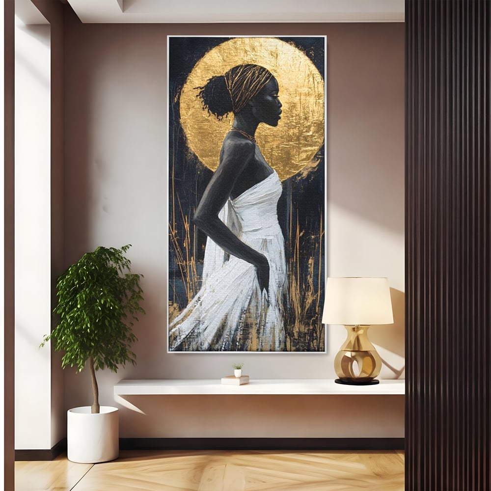 Tablou Canvas Premium, LuxCanva® G1231, Cercul Sacru, Mistic, Vizionar, Auriu, Eteric, Metaforic, Rafinament, Energie, Cerc, Foc, Ochi, Zeita, Aurora, Ancestral, Frumusete, Salon, Living, Dormitor