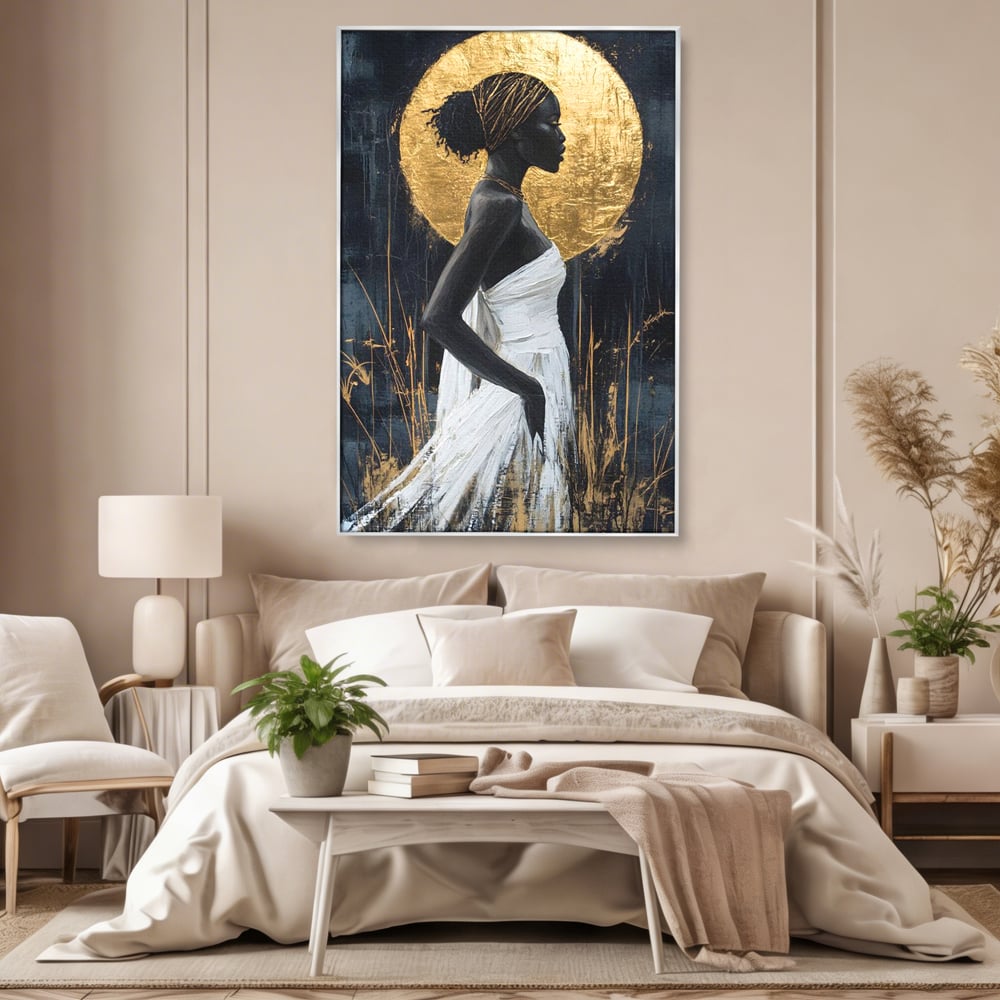 Tablou Canvas Premium, LuxCanva® G1231, Cercul Sacru, Mistic, Vizionar, Auriu, Eteric, Metaforic, Rafinament, Energie, Cerc, Foc, Ochi, Zeita, Aurora, Ancestral, Frumusete, Salon, Living, Dormitor