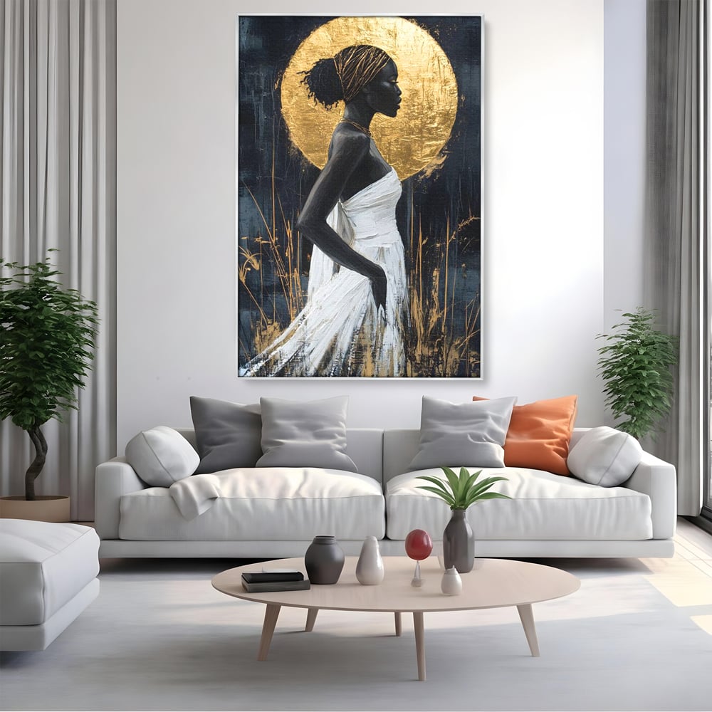 Tablou Canvas Premium, LuxCanva® G1231, Cercul Sacru, Mistic, Vizionar, Auriu, Eteric, Metaforic, Rafinament, Energie, Cerc, Foc, Ochi, Zeita, Aurora, Ancestral, Frumusete, Salon, Living, Dormitor