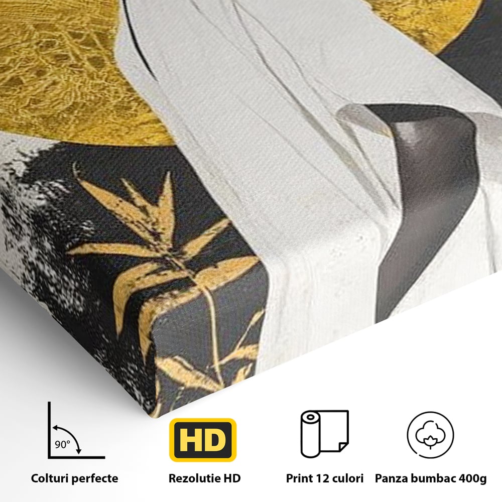 Tablou Canvas Premium, LuxCanva® G1232, Cercul Vietii, Soare, Nemarginit, Tacere, Zeita, Spirit, Solar, Portret, Alchimie, Estetic, Minimalism, Liniste, Calm, Frumusete, Africa, Salon, Living, Dormitor