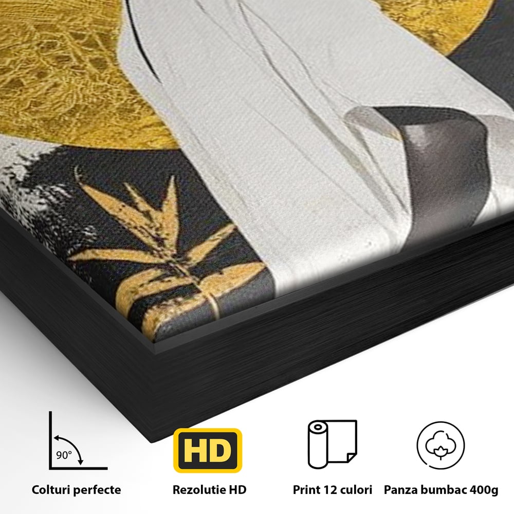Tablou Canvas Premium, LuxCanva® G1232, Cercul Vietii, Soare, Nemarginit, Tacere, Zeita, Spirit, Solar, Portret, Alchimie, Estetic, Minimalism, Liniste, Calm, Frumusete, Africa, Salon, Living, Dormitor