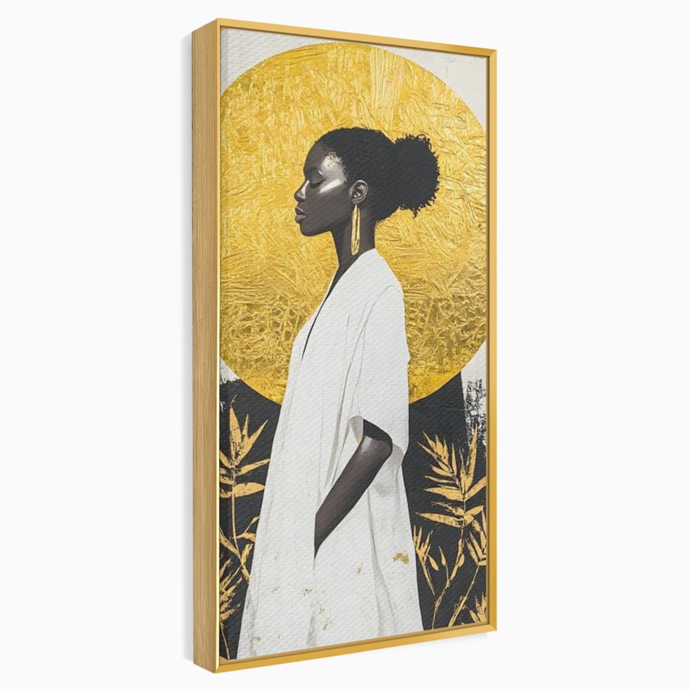 Tablou Canvas Premium, LuxCanva® G1232, Cercul Vietii, Soare, Nemarginit, Tacere, Zeita, Spirit, Solar, Portret, Alchimie, Estetic, Minimalism, Liniste, Calm, Frumusete, Africa, Salon, Living, Dormitor