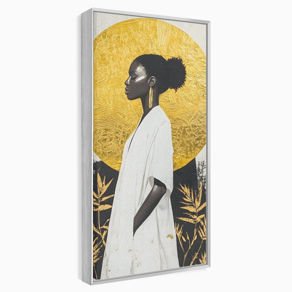 Tablou Canvas Premium, LuxCanva® G1232, Cercul Vietii, Soare, Nemarginit, Tacere, Zeita, Spirit, Solar, Portret, Alchimie, Estetic, Minimalism, Liniste, Calm, Frumusete, Africa, Salon, Living, Dormitor