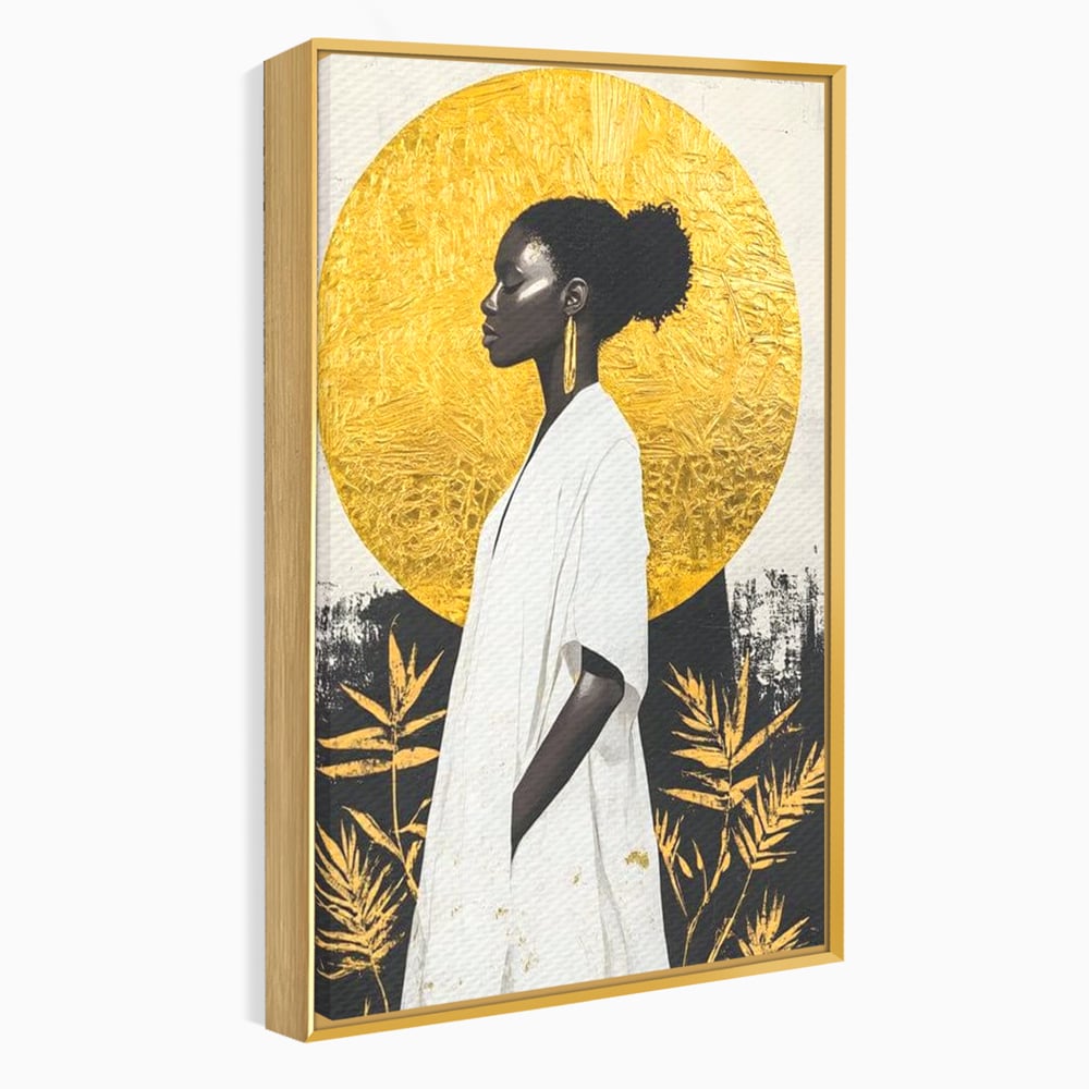 Tablou Canvas Premium, LuxCanva® G1232, Cercul Vietii, Soare, Nemarginit, Tacere, Zeita, Spirit, Solar, Portret, Alchimie, Estetic, Minimalism, Liniste, Calm, Frumusete, Africa, Salon, Living, Dormitor