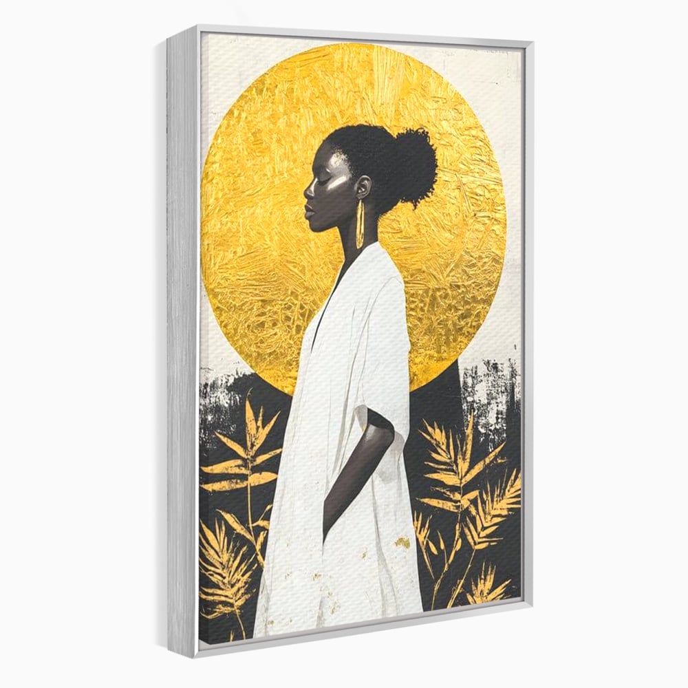 Tablou Canvas Premium, LuxCanva® G1232, Cercul Vietii, Soare, Nemarginit, Tacere, Zeita, Spirit, Solar, Portret, Alchimie, Estetic, Minimalism, Liniste, Calm, Frumusete, Africa, Salon, Living, Dormitor