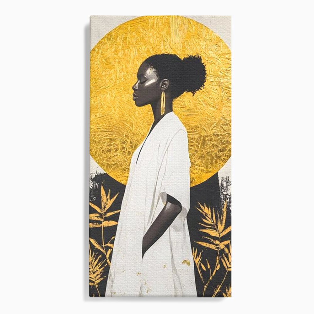 Tablou Canvas Premium, LuxCanva® G1232, Cercul Vietii, Soare, Nemarginit, Tacere, Zeita, Spirit, Solar, Portret, Alchimie, Estetic, Minimalism, Liniste, Calm, Frumusete, Africa, Salon, Living, Dormitor