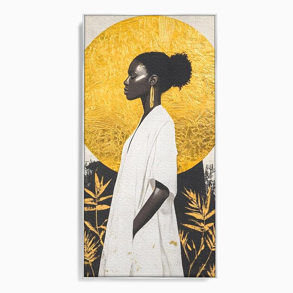Tablou Canvas Premium, LuxCanva® G1232, Cercul Vietii, Soare, Nemarginit, Tacere, Zeita, Spirit, Solar, Portret, Alchimie, Estetic, Minimalism, Liniste, Calm, Frumusete, Africa, Salon, Living, Dormitor