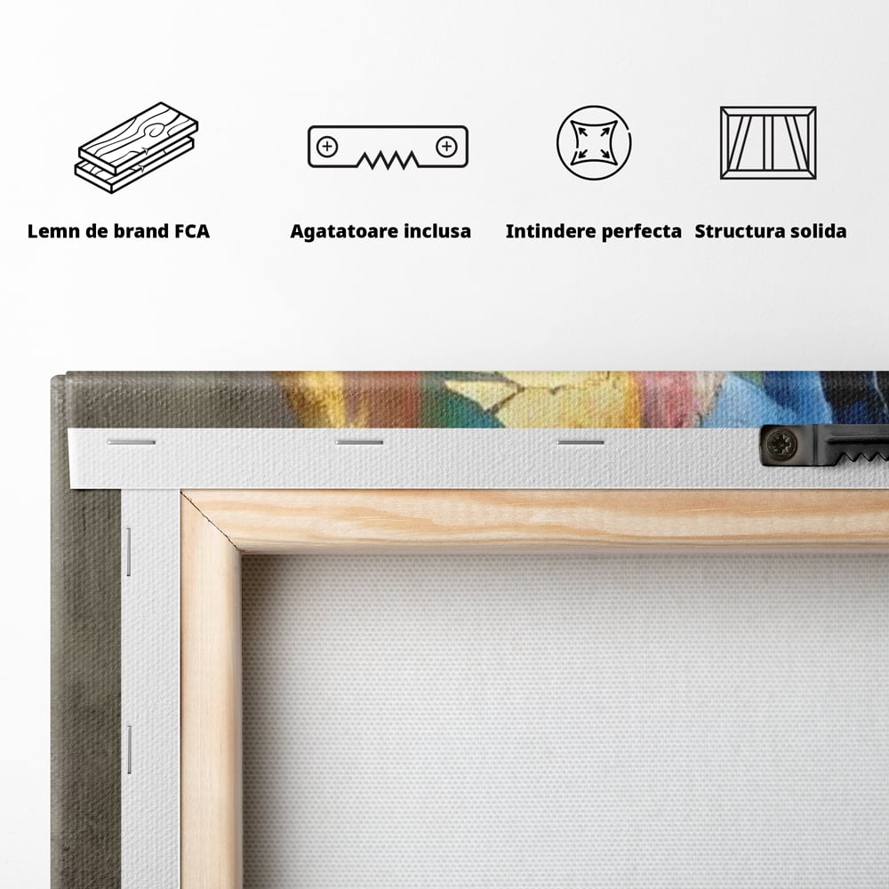 Tablou Canvas Premium, LuxCanva® G1239, Lumina din Tine, Vis, Aur, Chip, Reflexie, Suspin, Lumina, Lacrimi, Stralucire, Metamorfoza, Dualitate, Femeie, Timp, Fragilitate, Salon, Living, Dormitor