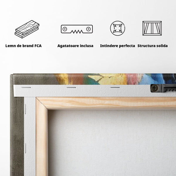 Tablou Canvas Premium, LuxCanva® G1239, Lumina din Tine, Vis, Aur, Chip, Reflexie, Suspin, Lumina, Lacrimi, Stralucire, Metamorfoza, Dualitate, Femeie, Timp, Fragilitate, Salon, Living, Dormitor