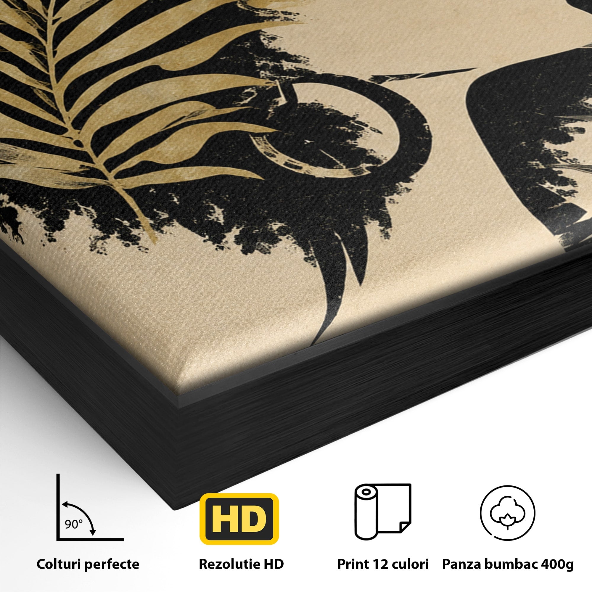 Tablou Canvas Premium LuxCanva® G1246, Silueta Eleganta Afro, Silueta, Femeie, Arta, Portret, Birou, Culori Vibrante