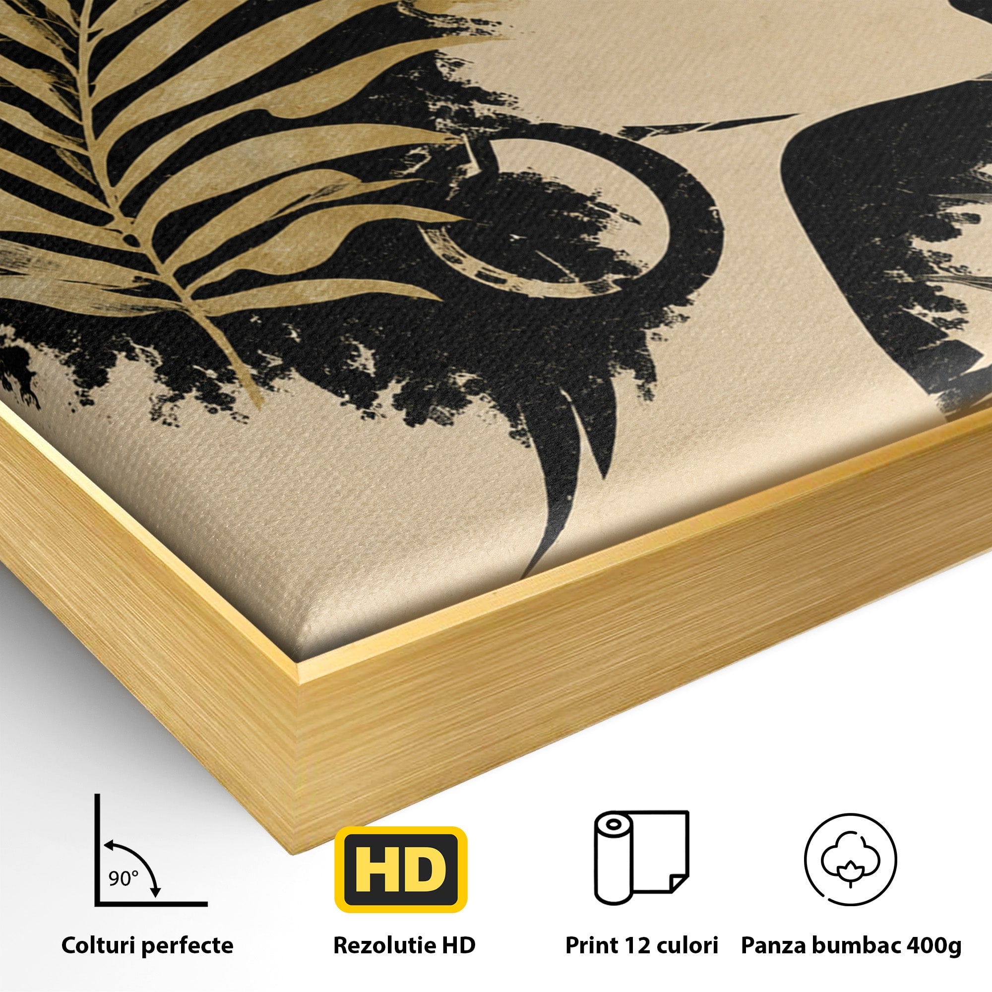 Tablou Canvas Premium LuxCanva® G1246, Silueta Eleganta Afro, Silueta, Femeie, Arta, Portret, Birou, Culori Vibrante