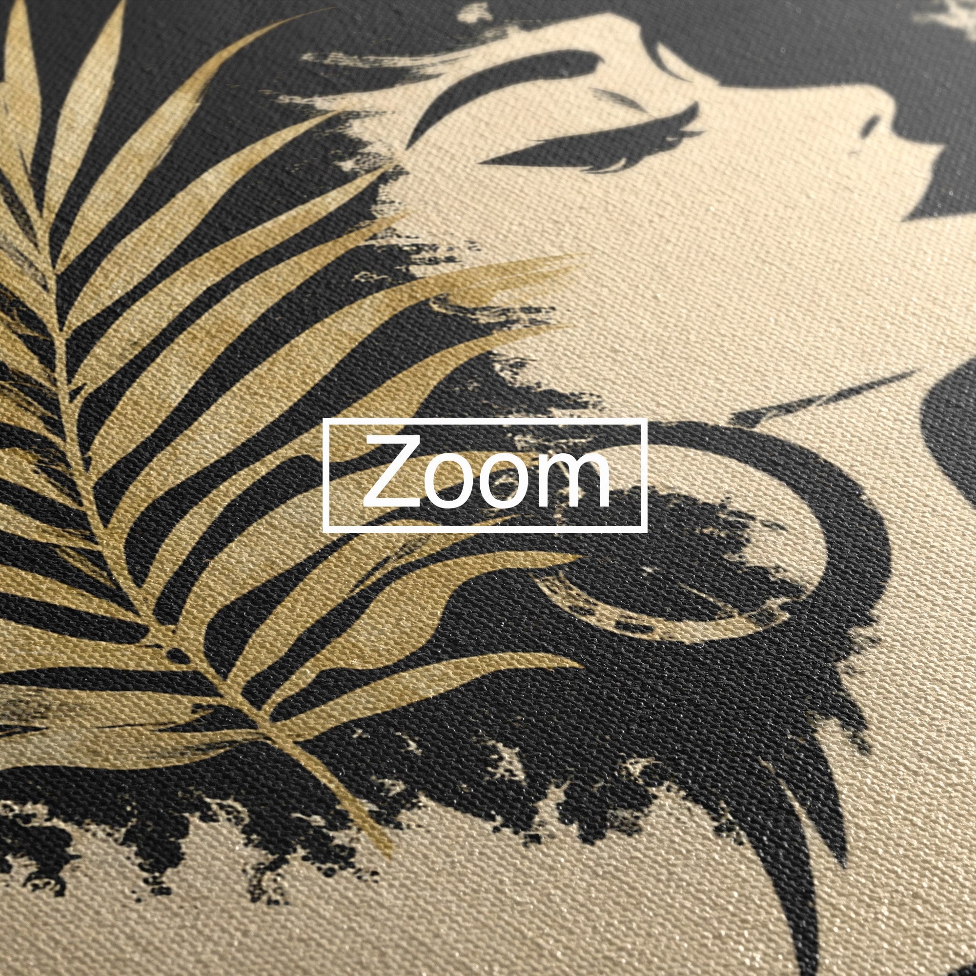 Tablou Canvas Premium LuxCanva® G1246, Silueta Eleganta Afro, Silueta, Femeie, Arta, Portret, Birou, Culori Vibrante