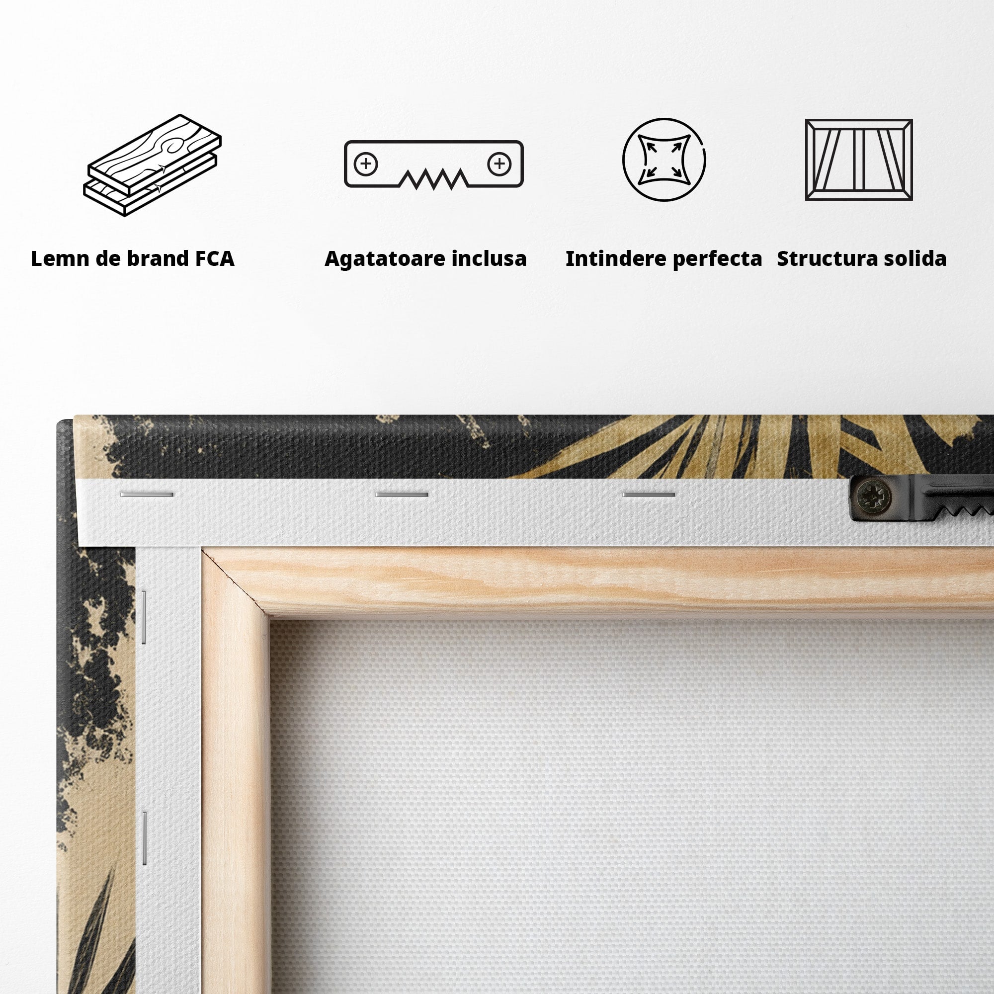 Tablou Canvas Premium LuxCanva® G1246, Silueta Eleganta Afro, Silueta, Femeie, Arta, Portret, Birou, Culori Vibrante