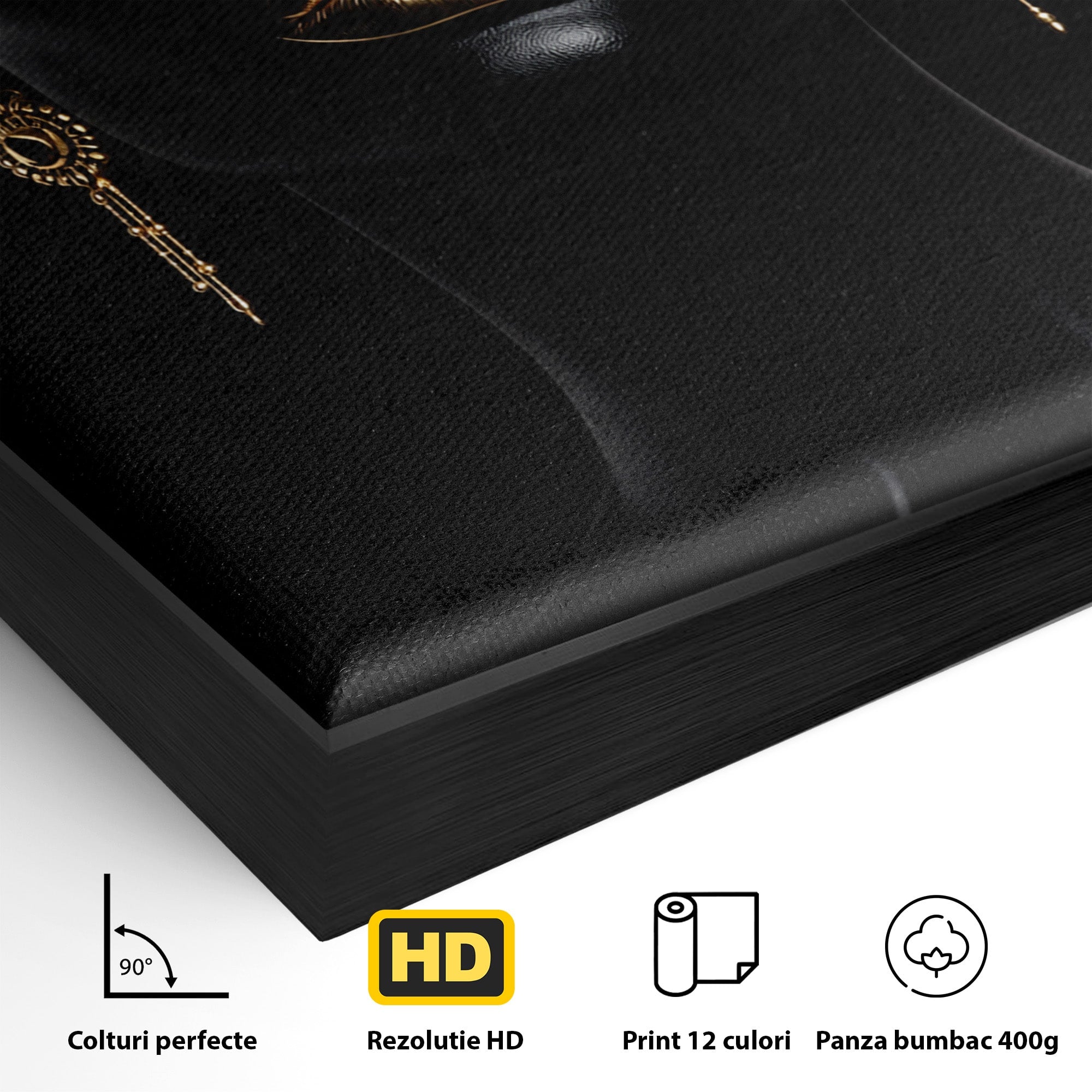 Tablou Canvas Premium LuxCanva® G1248, Portret Elegant, Portret, Eleganta, Arta, Modern, Dormitor, Culori Vibrante