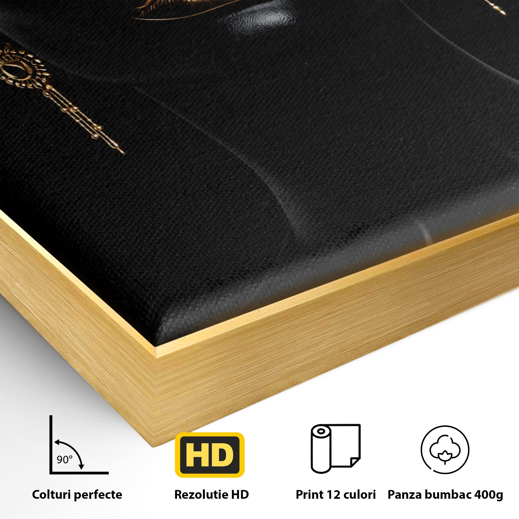 Tablou Canvas Premium LuxCanva® G1248, Portret Elegant, Portret, Eleganta, Arta, Modern, Dormitor, Culori Vibrante