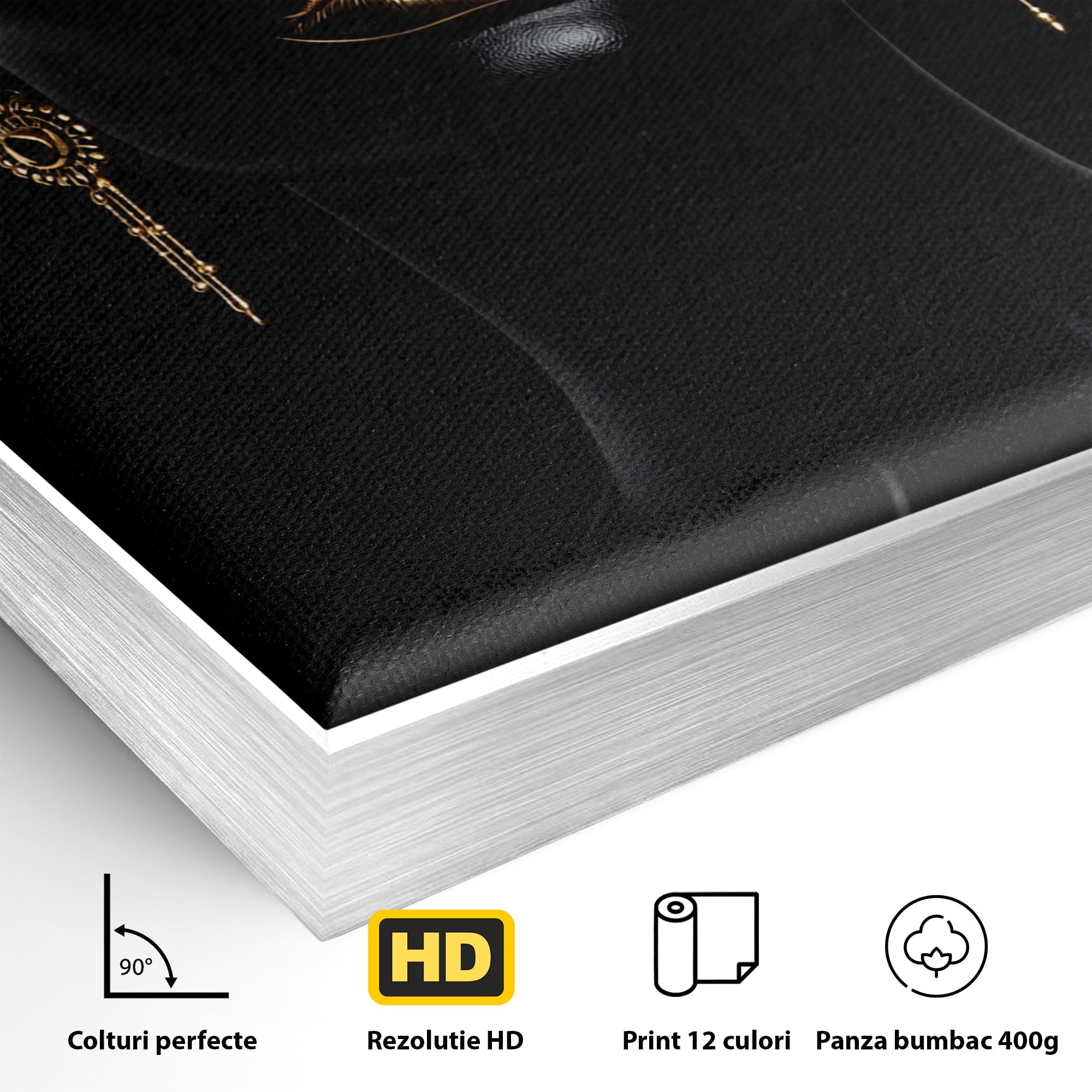 Tablou Canvas Premium LuxCanva® G1248, Portret Elegant, Portret, Eleganta, Arta, Modern, Dormitor, Culori Vibrante