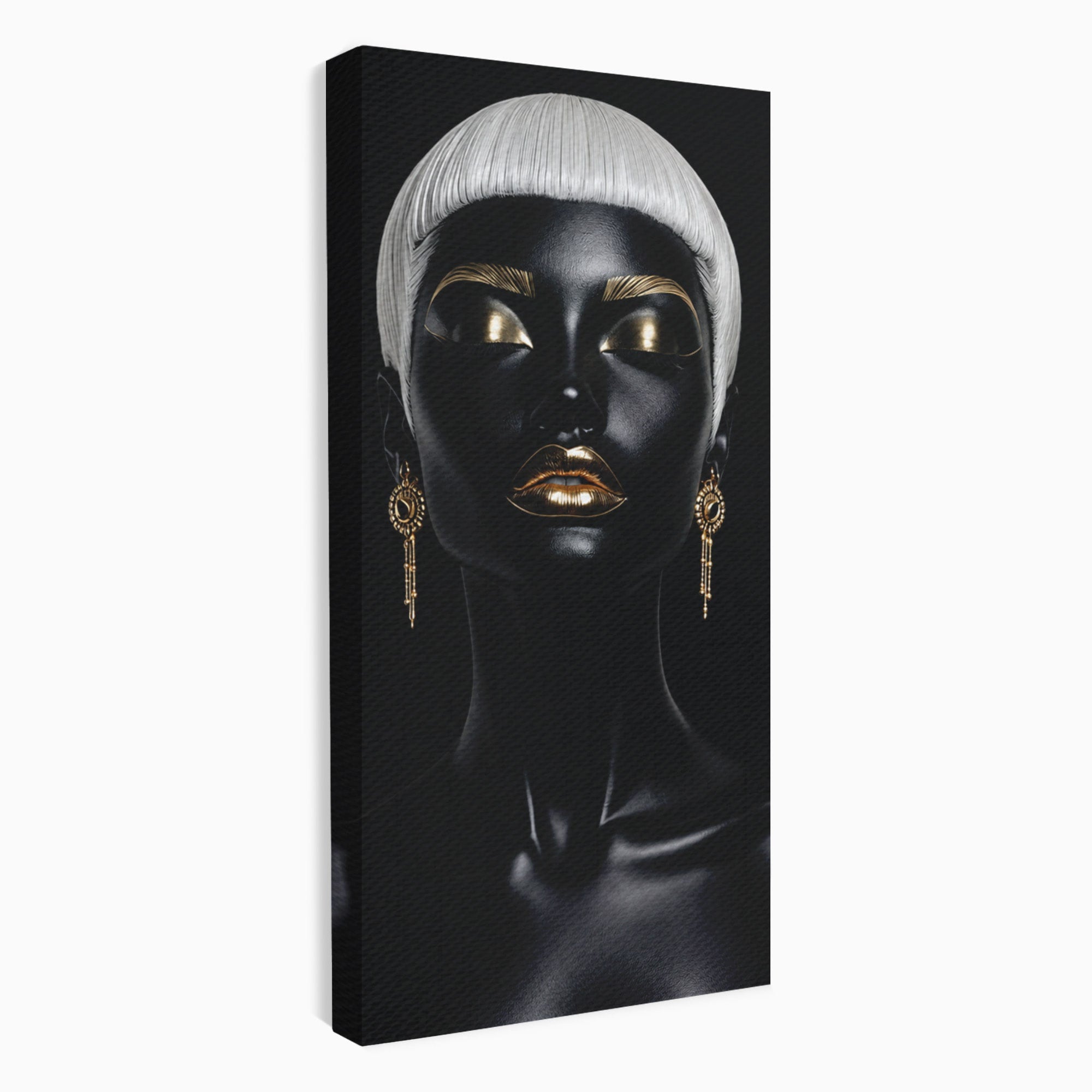 Tablou Canvas Premium LuxCanva® G1248, Portret Elegant, Portret, Eleganta, Arta, Modern, Dormitor, Culori Vibrante