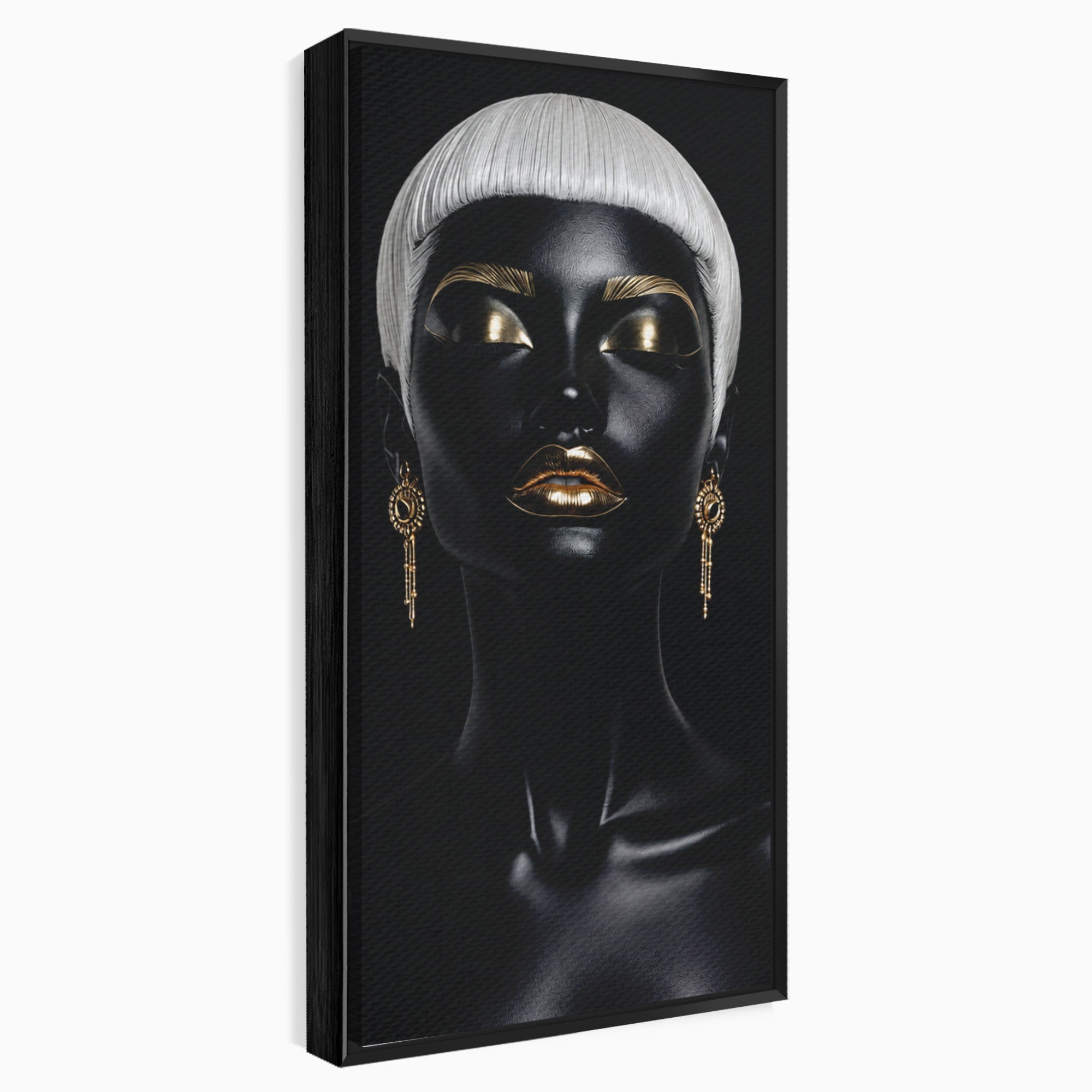 Tablou Canvas Premium LuxCanva® G1248, Portret Elegant, Portret, Eleganta, Arta, Modern, Dormitor, Culori Vibrante