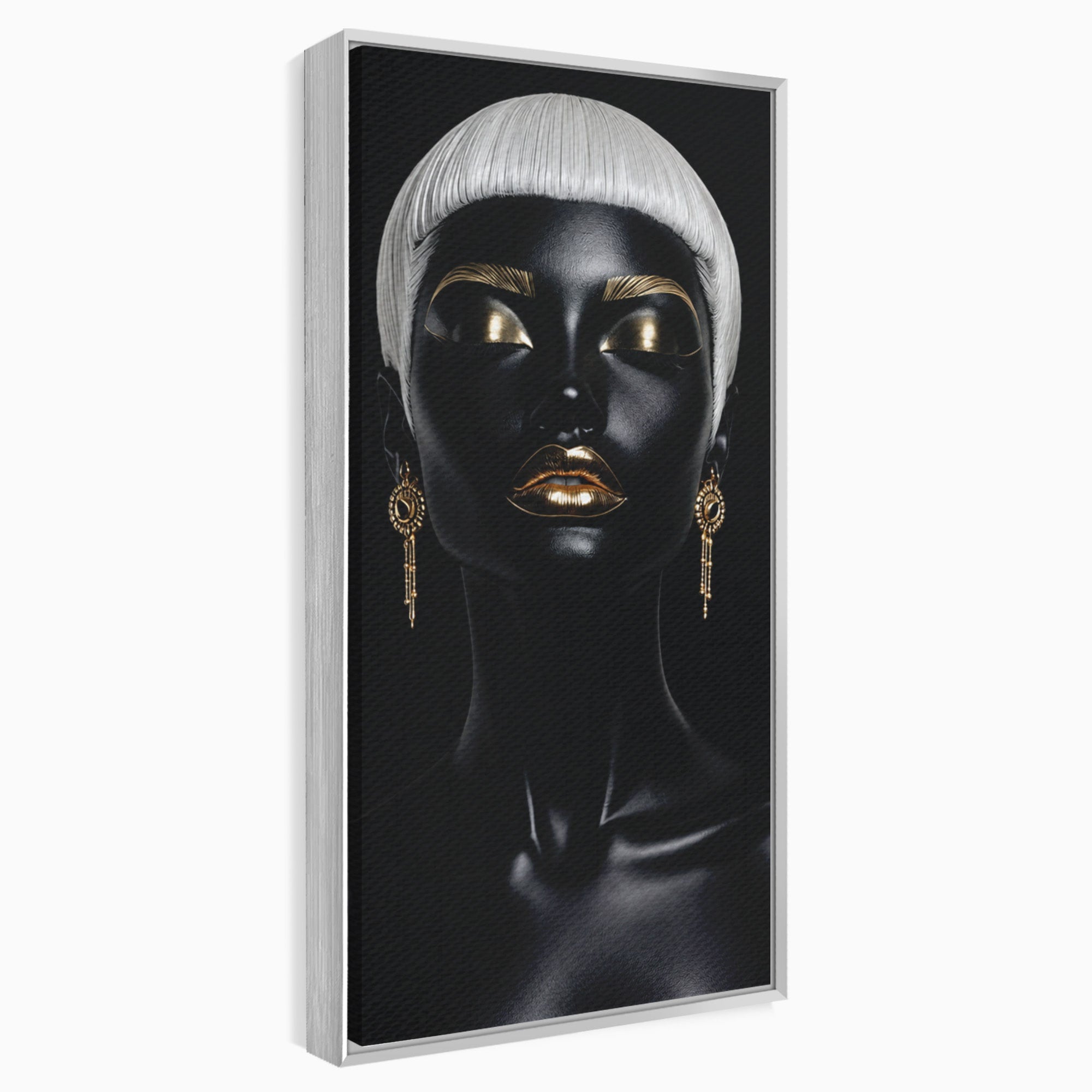 Tablou Canvas Premium LuxCanva® G1248, Portret Elegant, Portret, Eleganta, Arta, Modern, Dormitor, Culori Vibrante