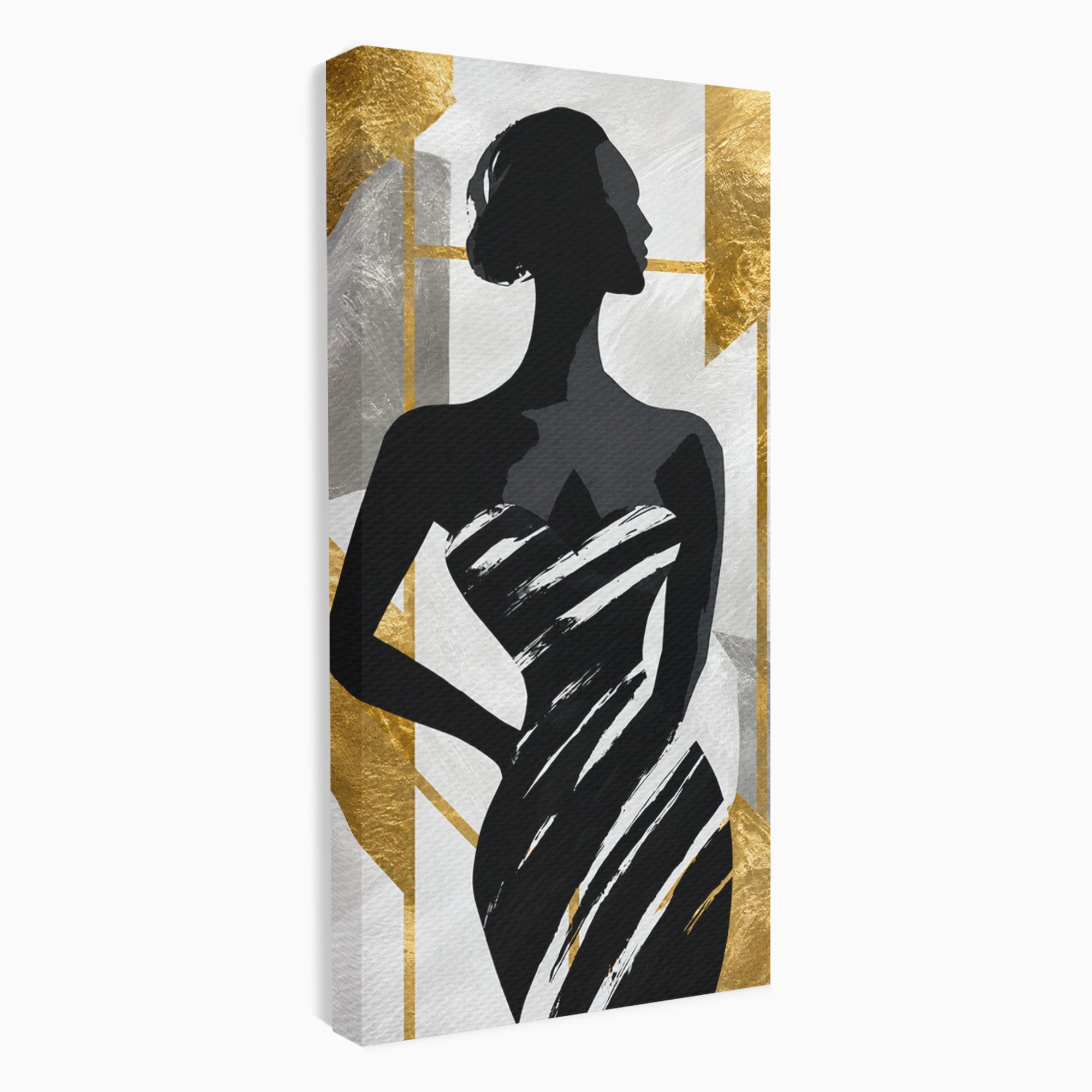Tablou Canvas Premium LuxCanva® G1249, Silueta Eleganta, Silueta, Eleganta, Abstract, Birou, Dormitor, Culori Vibrante