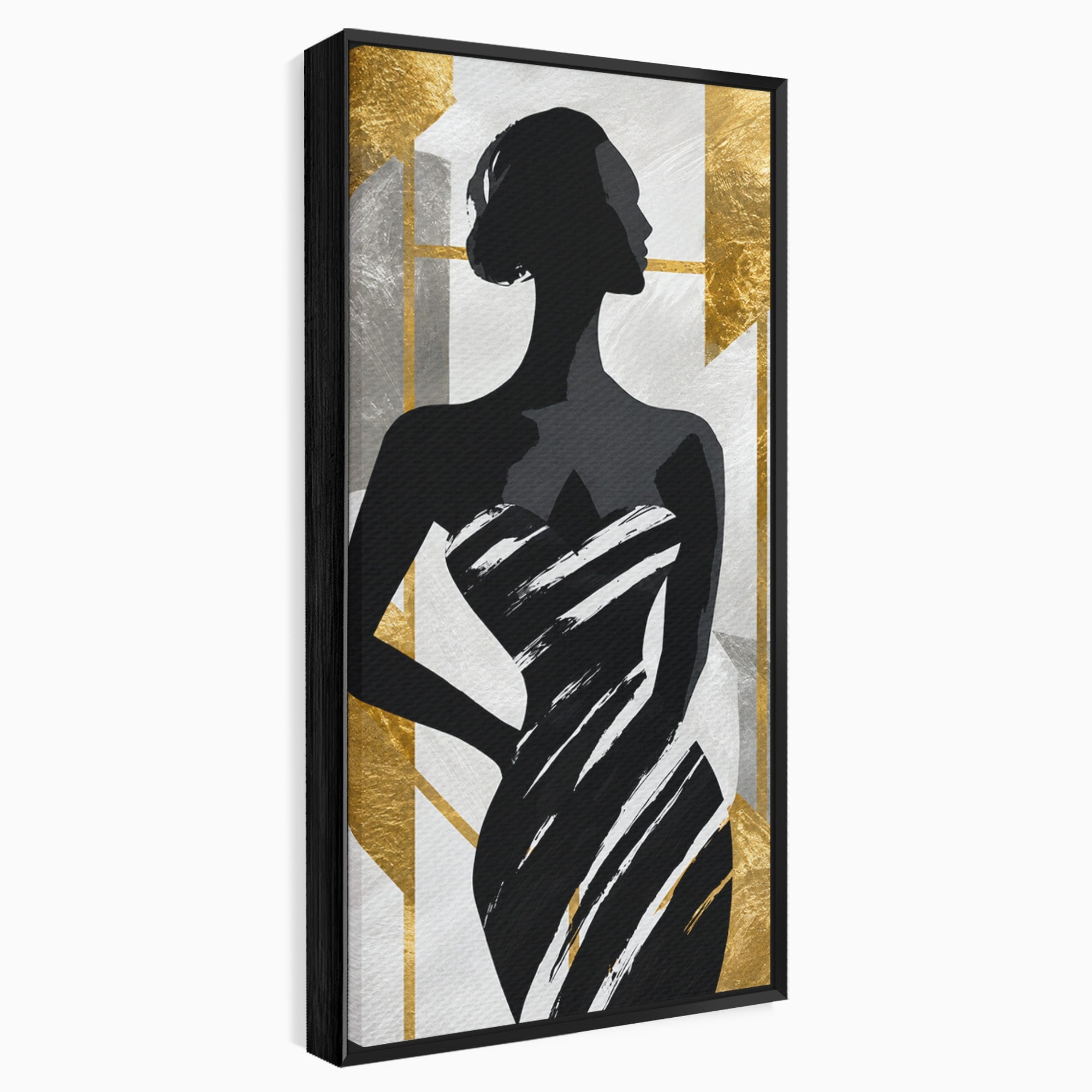 Tablou Canvas Premium LuxCanva® G1249, Silueta Eleganta, Silueta, Eleganta, Abstract, Birou, Dormitor, Culori Vibrante