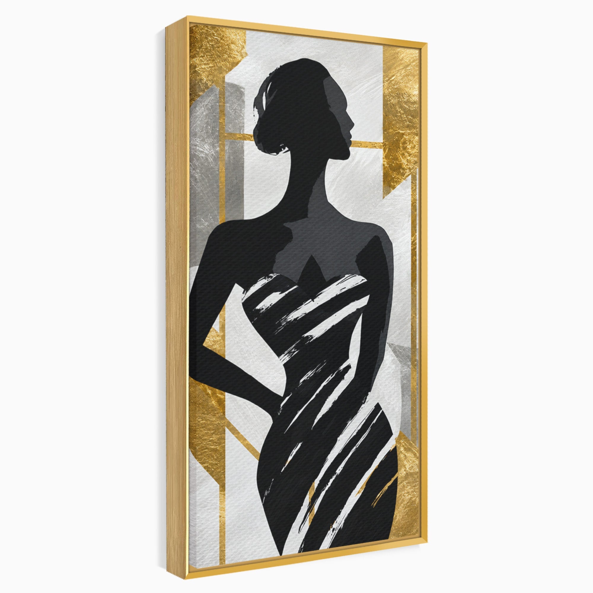 Tablou Canvas Premium LuxCanva® G1249, Silueta Eleganta, Silueta, Eleganta, Abstract, Birou, Dormitor, Culori Vibrante