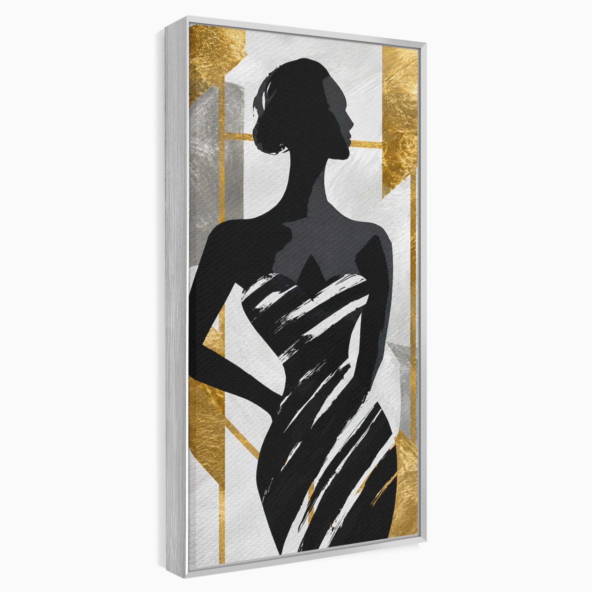 Tablou Canvas Premium LuxCanva® G1249, Silueta Eleganta, Silueta, Eleganta, Abstract, Birou, Dormitor, Culori Vibrante
