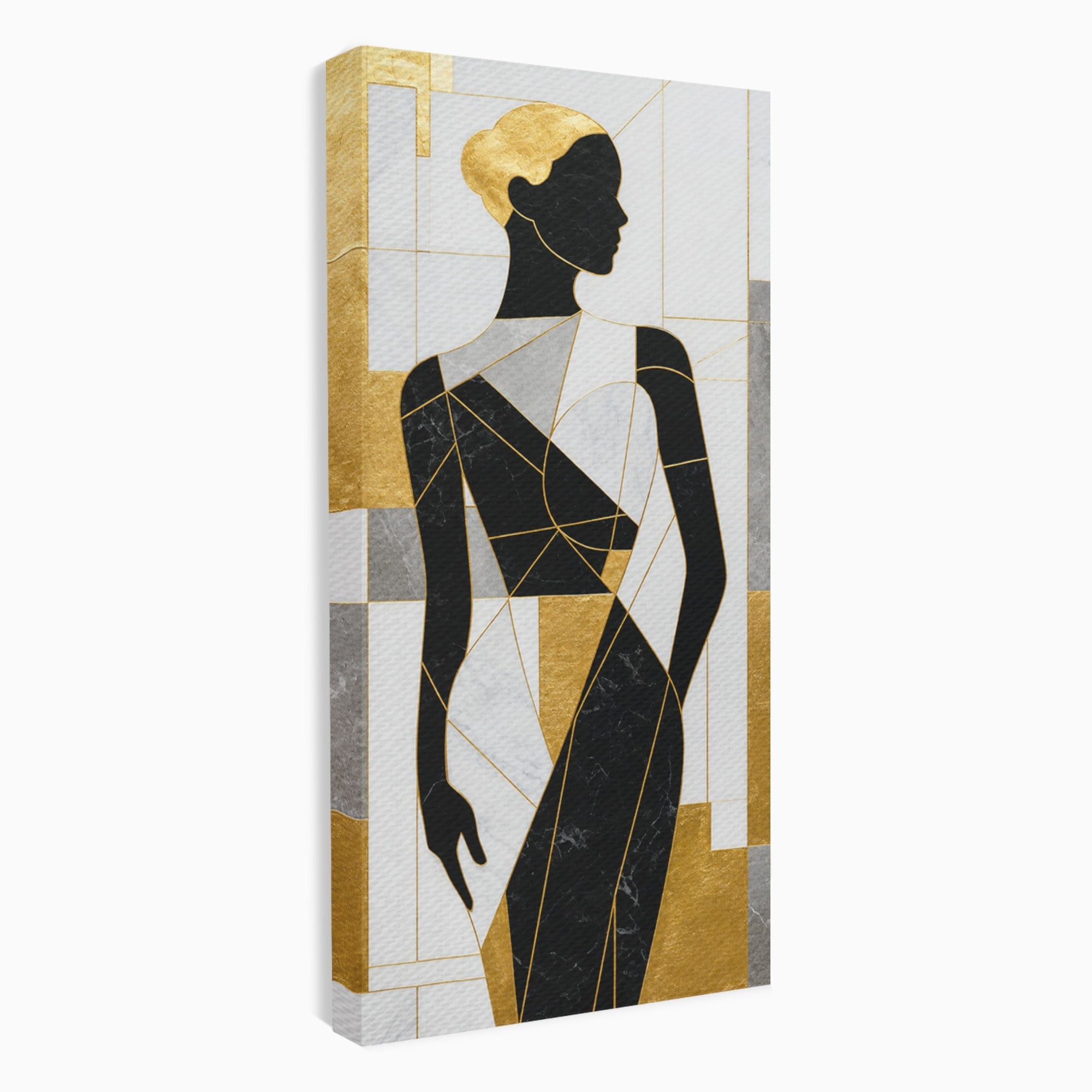 Tablou Canvas Premium LuxCanva® G1250, Silhueta Eleganta, Silhueta, Abstract, Eleganta, Modern, Birou, Culori Vibrante