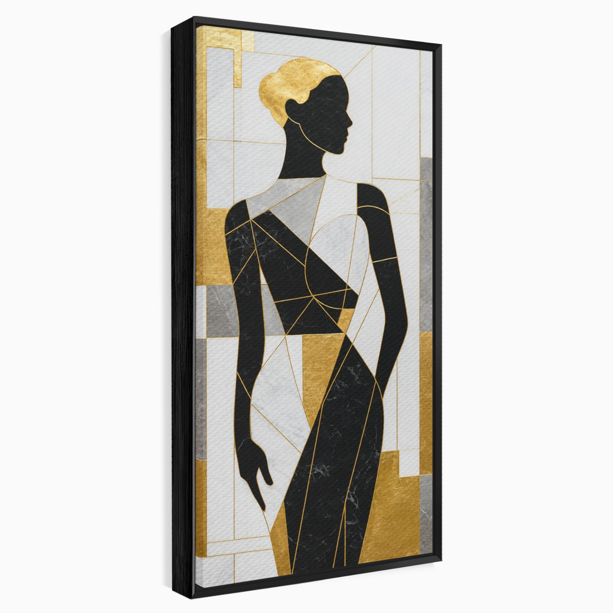 Tablou Canvas Premium LuxCanva® G1250, Silhueta Eleganta, Silhueta, Abstract, Eleganta, Modern, Birou, Culori Vibrante