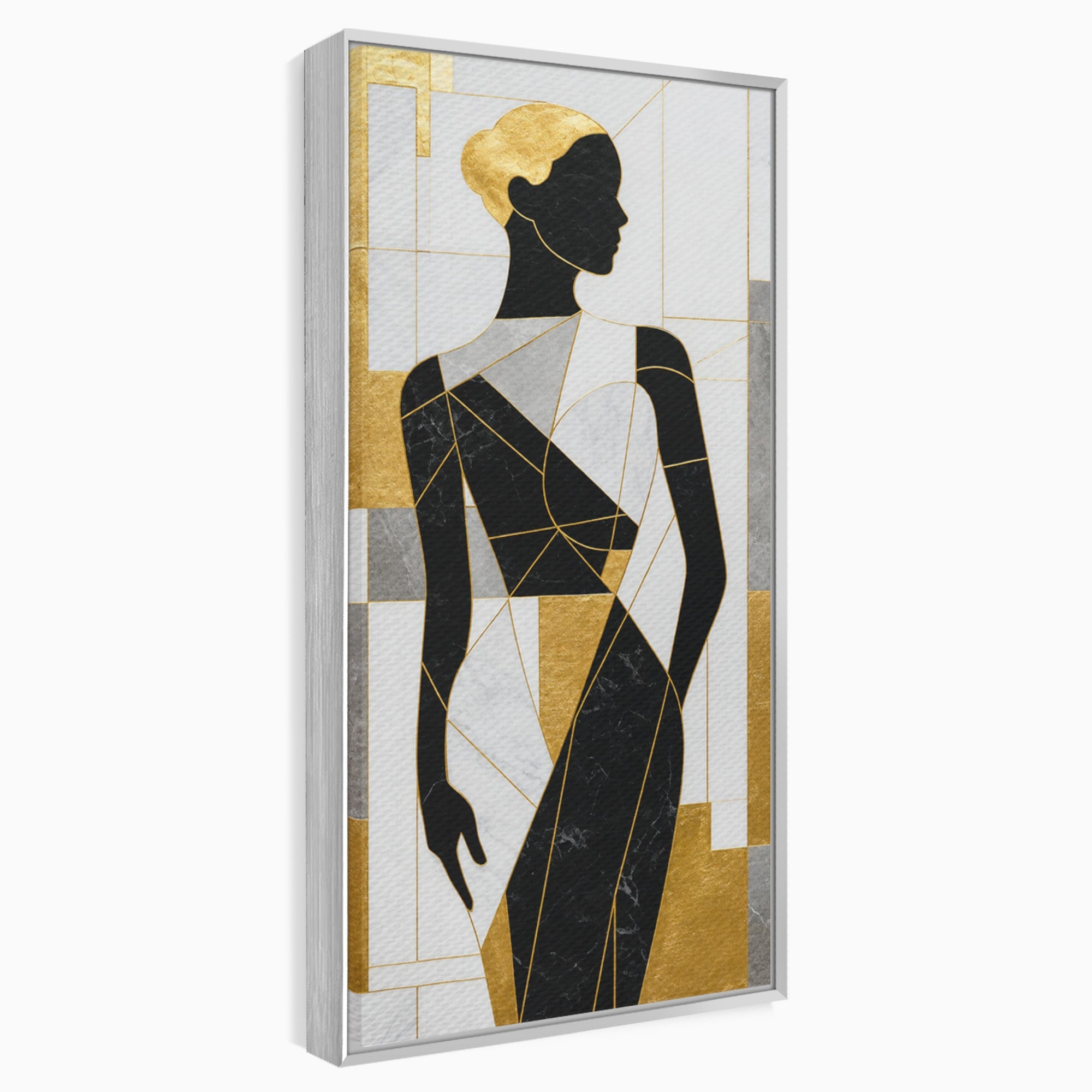Tablou Canvas Premium LuxCanva® G1250, Silhueta Eleganta, Silhueta, Abstract, Eleganta, Modern, Birou, Culori Vibrante