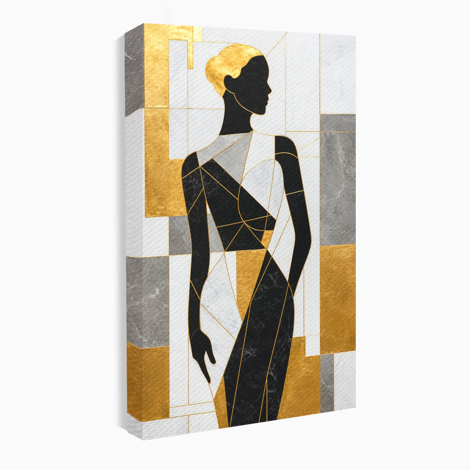 Tablou Canvas Premium LuxCanva® G1250, Silhueta Eleganta, Silhueta, Abstract, Eleganta, Modern, Birou, Culori Vibrante