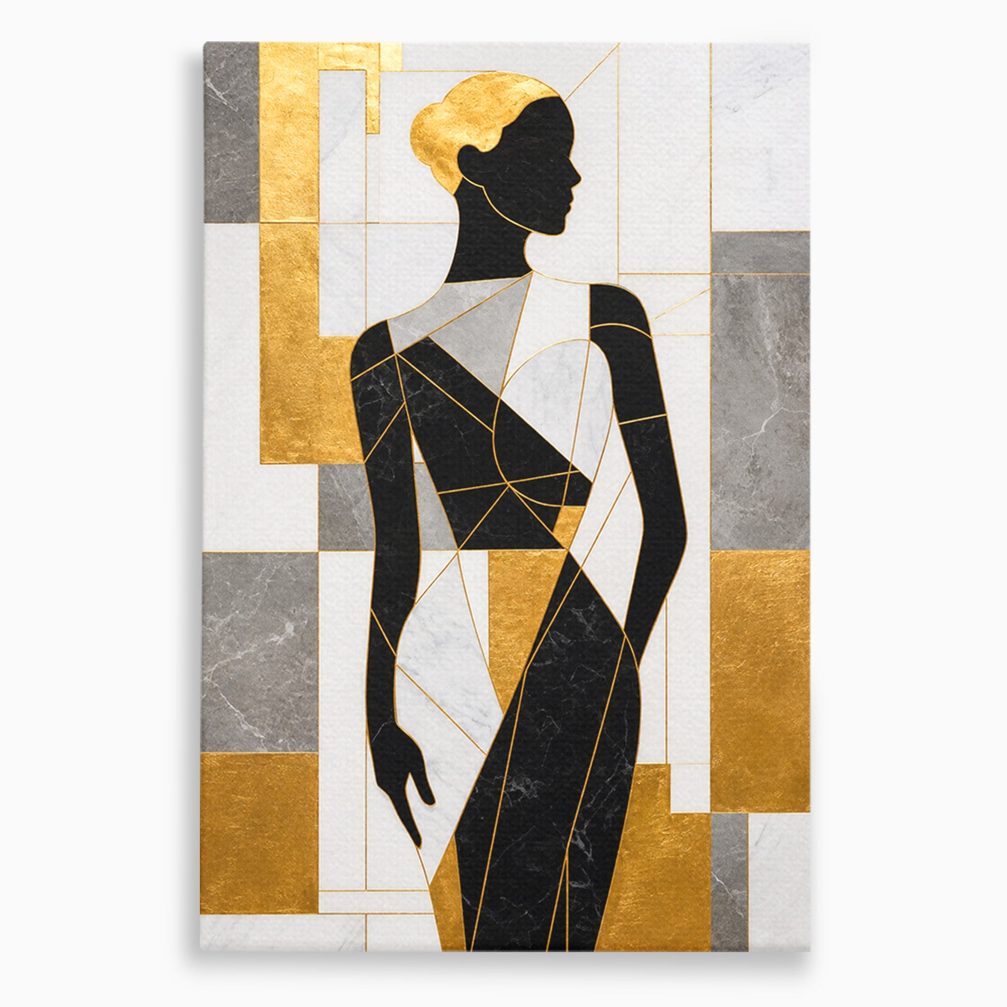 Tablou Canvas Premium LuxCanva® G1250, Silhueta Eleganta, Silhueta, Abstract, Eleganta, Modern, Birou, Culori Vibrante