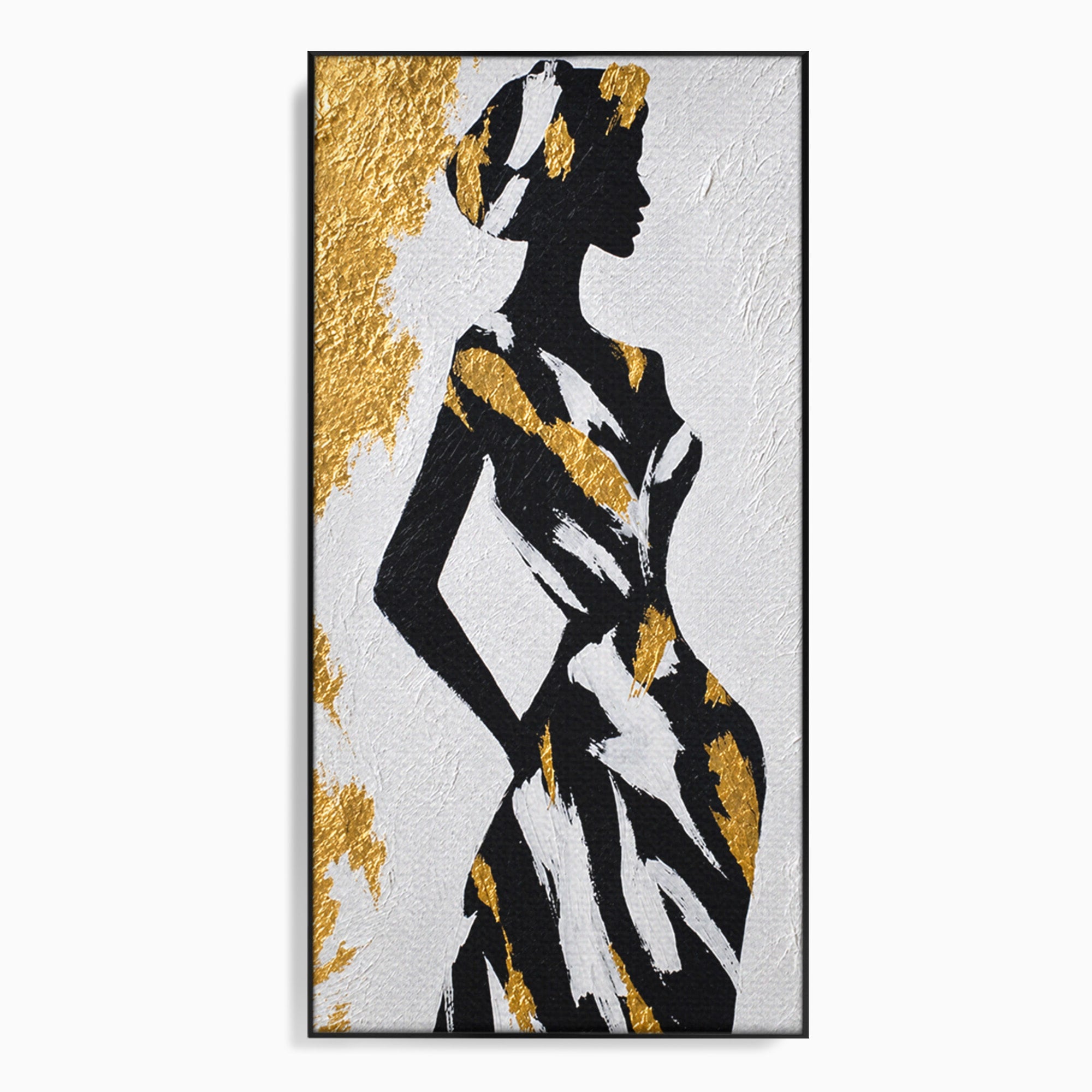 Tablou Canvas Premium LuxCanva® G1251, Silueta Eleganta, Silueta, Eleganta, Moda, Abstract, Dormitor, Culori Vibrante