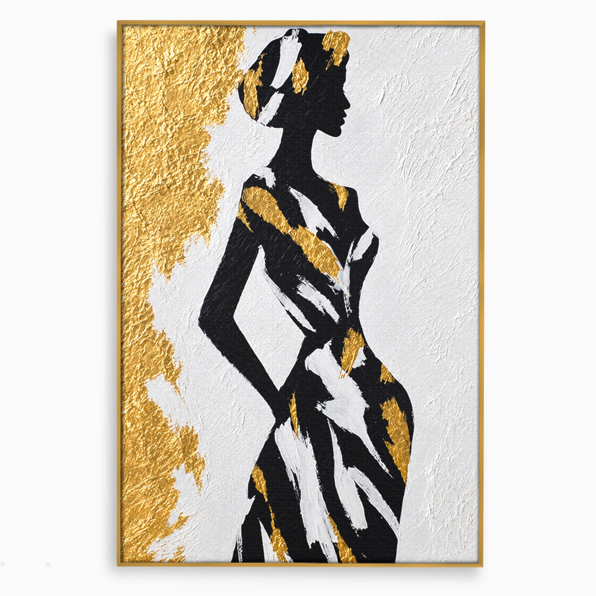 Tablou Canvas Premium LuxCanva® G1251, Silueta Eleganta, Silueta, Eleganta, Moda, Abstract, Dormitor, Culori Vibrante