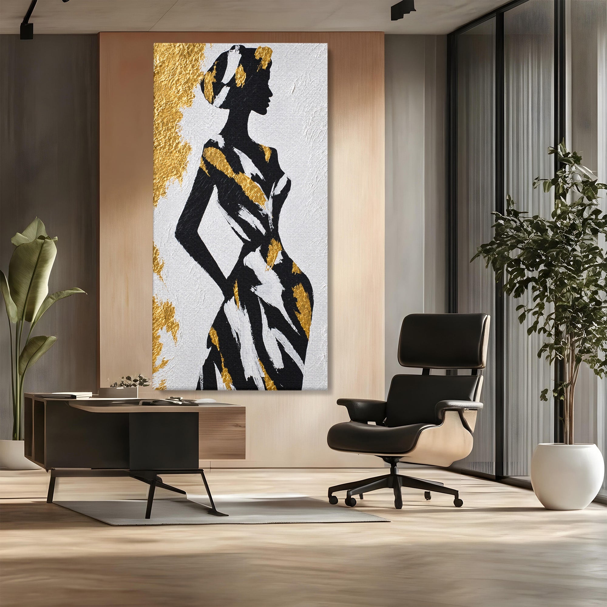 Tablou Canvas Premium LuxCanva® G1251, Silueta Eleganta, Silueta, Eleganta, Moda, Abstract, Dormitor, Culori Vibrante