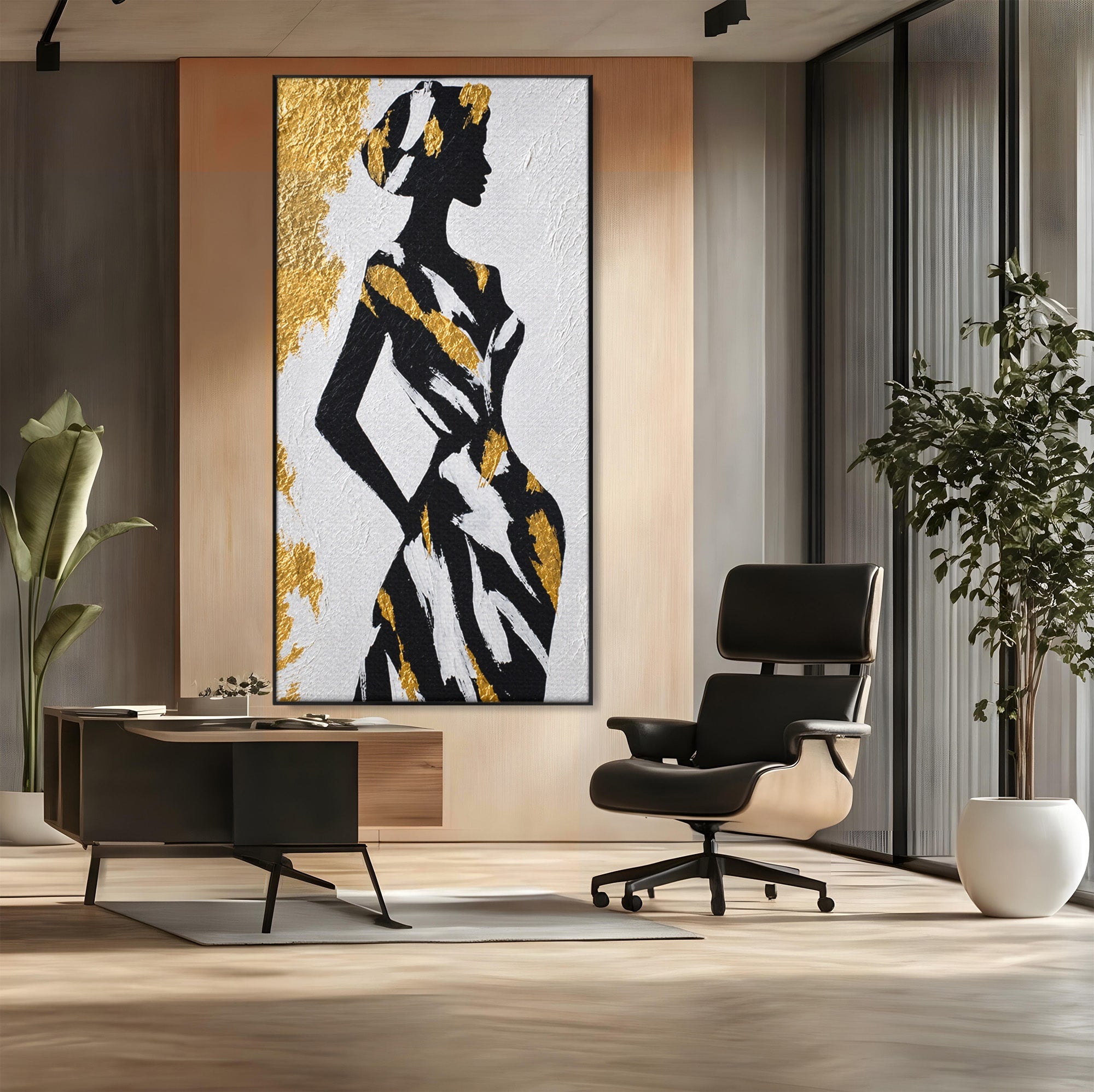 Tablou Canvas Premium LuxCanva® G1251, Silueta Eleganta, Silueta, Eleganta, Moda, Abstract, Dormitor, Culori Vibrante