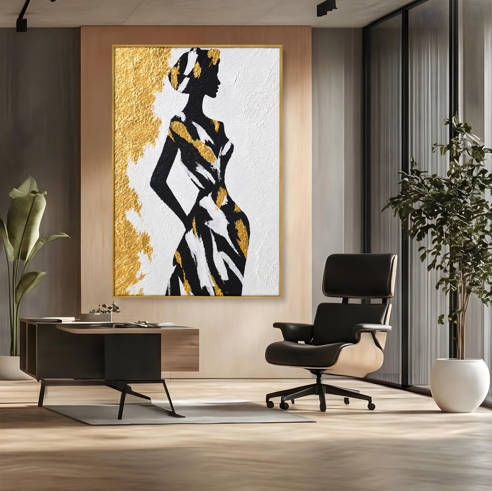 Tablou Canvas Premium LuxCanva® G1251, Silueta Eleganta, Silueta, Eleganta, Moda, Abstract, Dormitor, Culori Vibrante