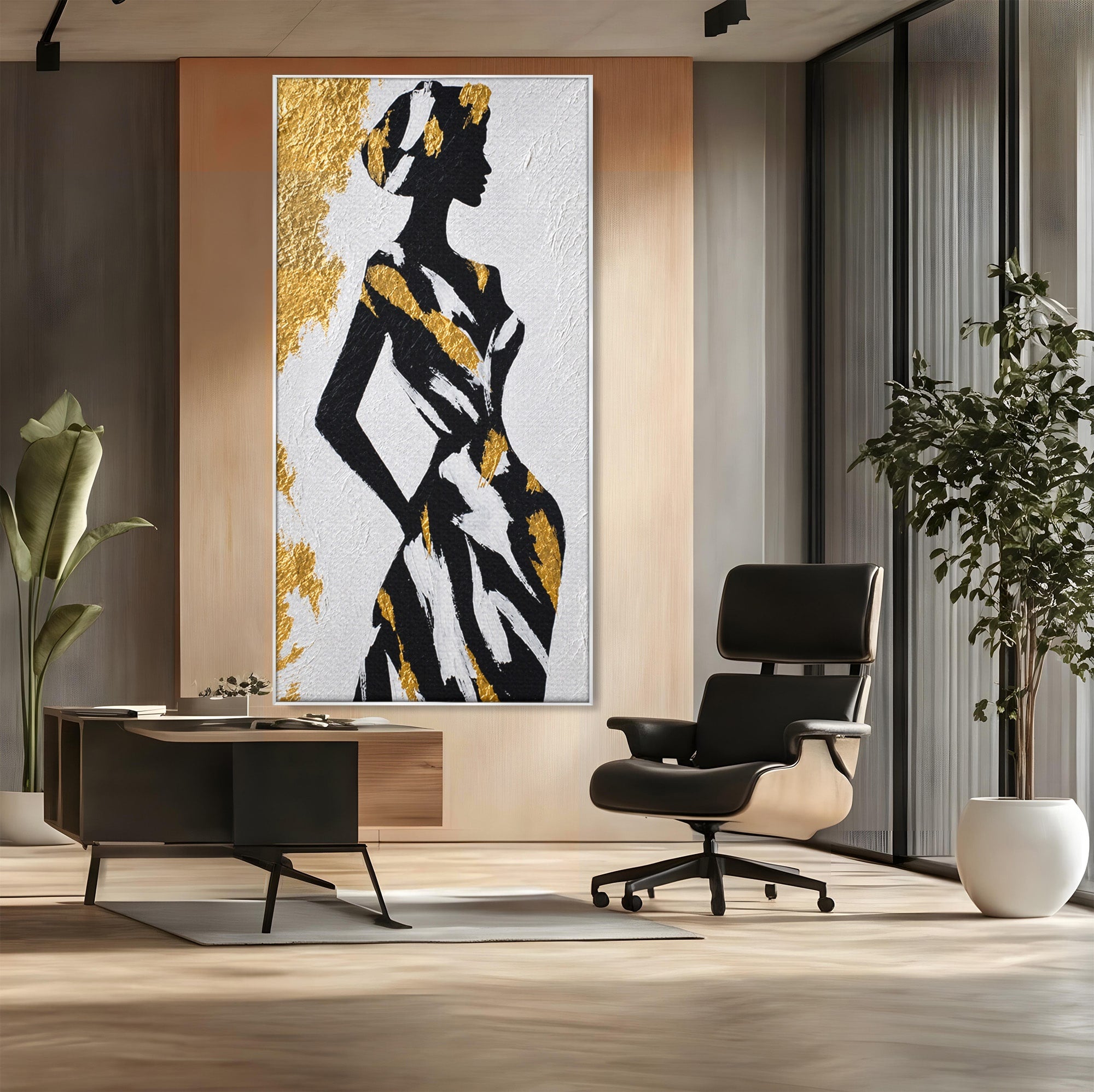 Tablou Canvas Premium LuxCanva® G1251, Silueta Eleganta, Silueta, Eleganta, Moda, Abstract, Dormitor, Culori Vibrante