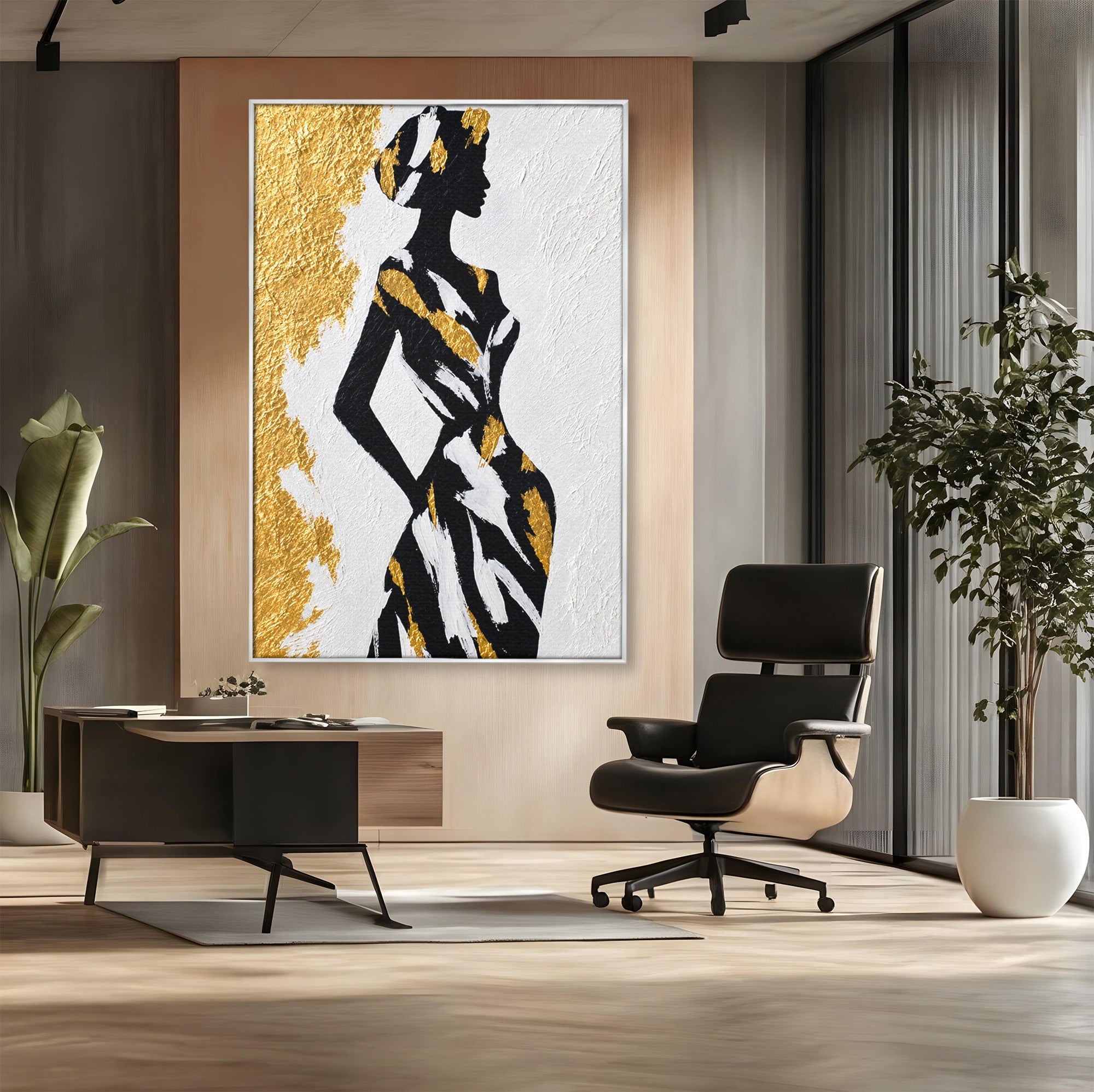 Tablou Canvas Premium LuxCanva® G1251, Silueta Eleganta, Silueta, Eleganta, Moda, Abstract, Dormitor, Culori Vibrante