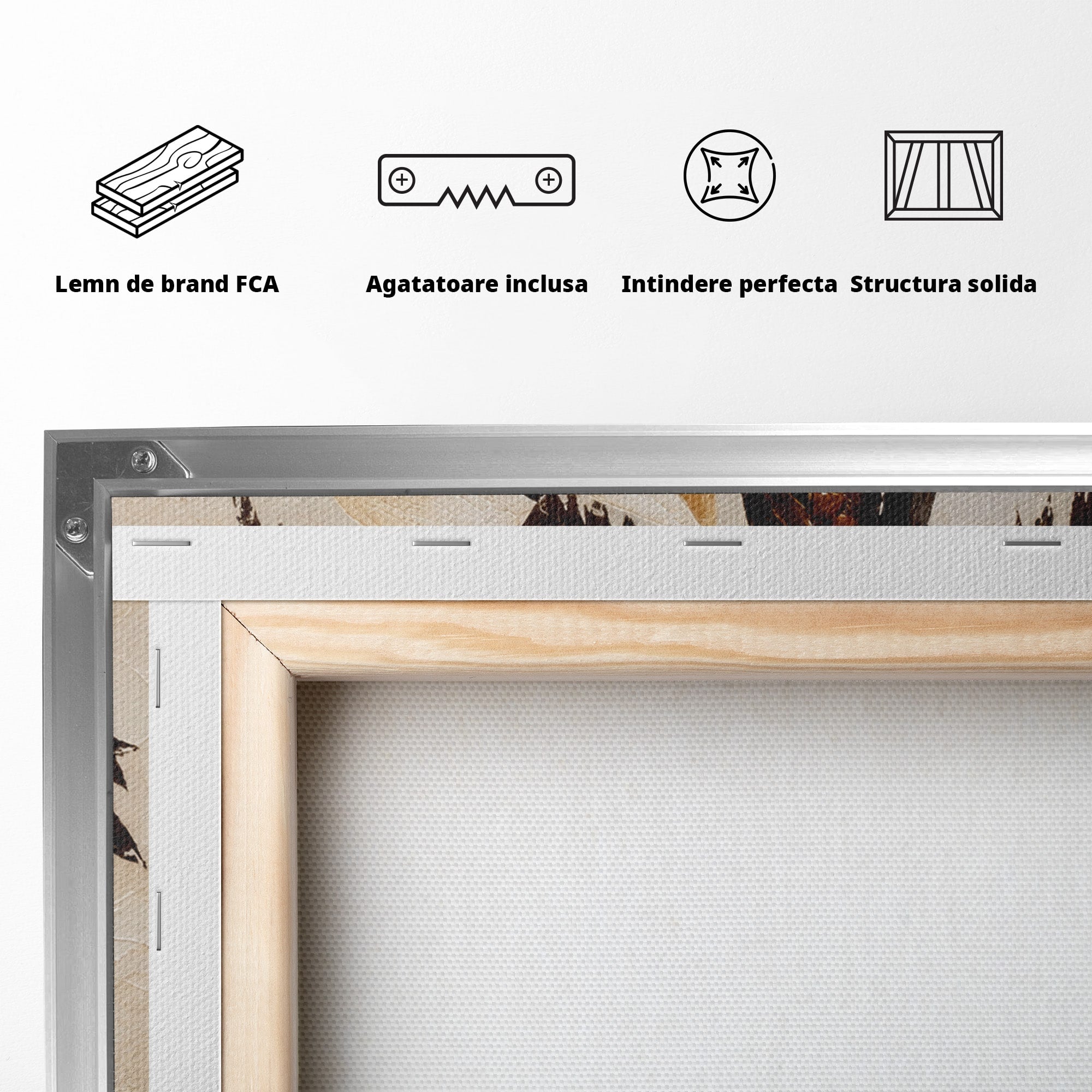 Tablou Canvas Premium LuxCanva® G1252, Femeie Eleganta Sub Palmier, Femeie, Eleganta, Palmier, Plaja, Living, Culori Vibrante
