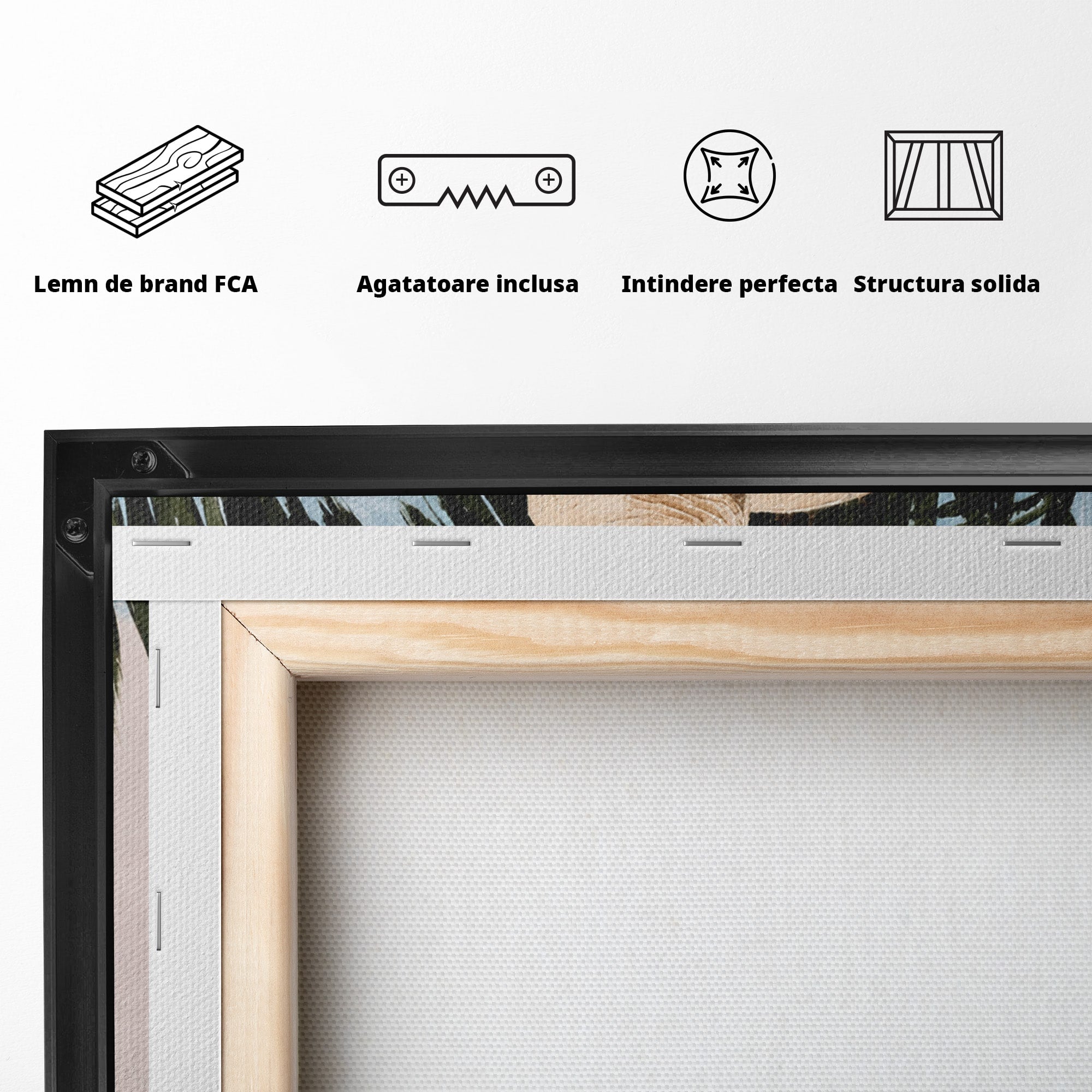 Tablou Canvas Premium LuxCanva® G1253, Femeie La Plaja, Femeie, Plaja, Palarii, Relaxare, Living, Culori Vibrante