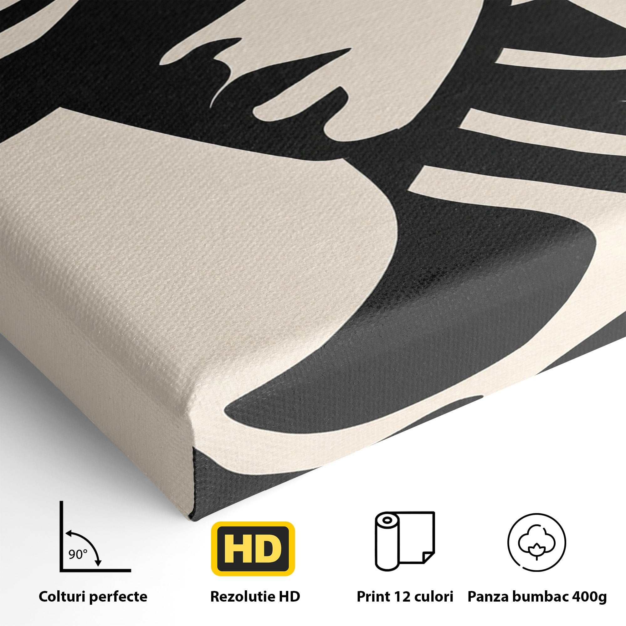 Tablou Canvas Premium LuxCanva® G1257, Silueta Eleganta, Portret, Moda, Stil, Eleganta, Dormitor, Culori Vibrante