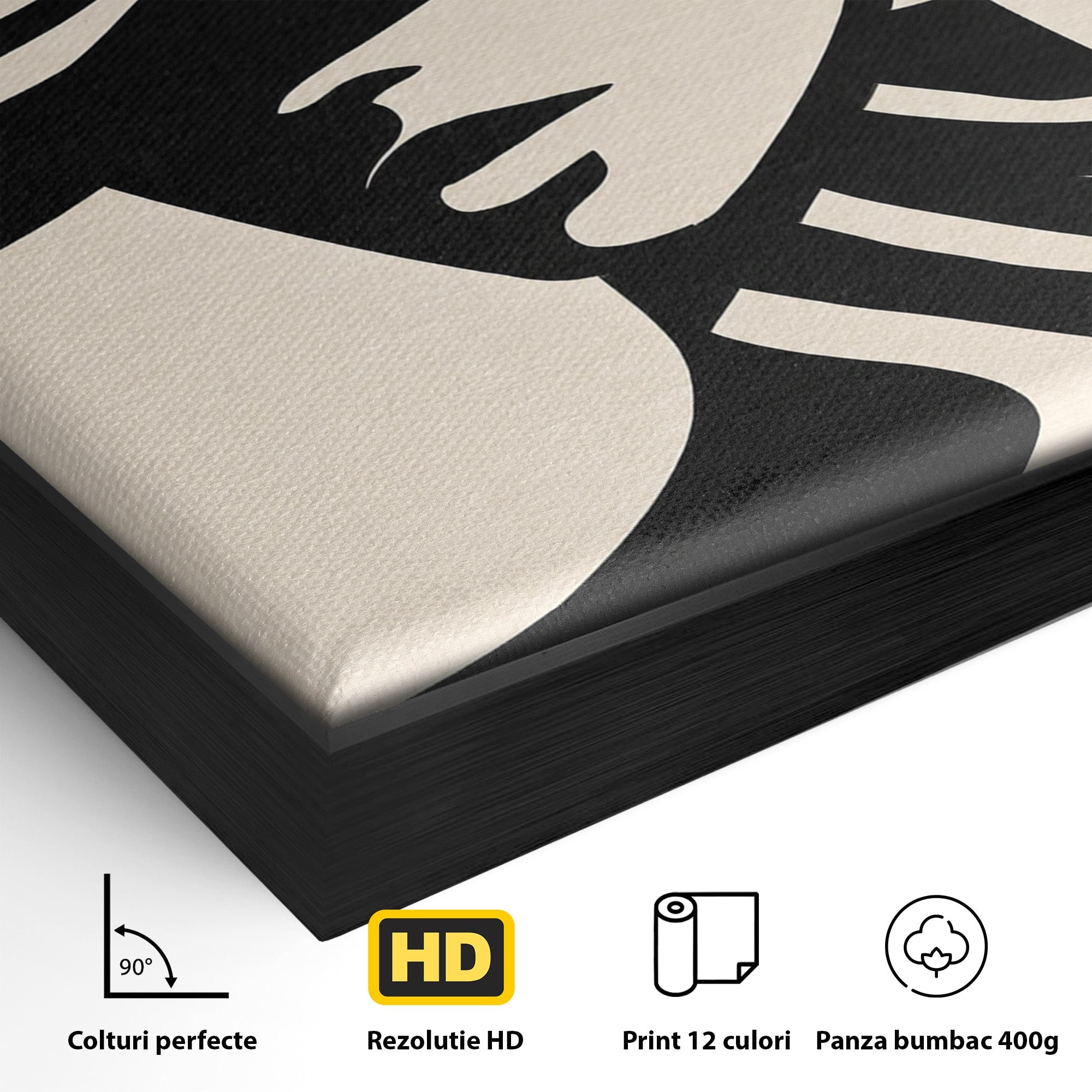 Tablou Canvas Premium LuxCanva® G1257, Silueta Eleganta, Portret, Moda, Stil, Eleganta, Dormitor, Culori Vibrante