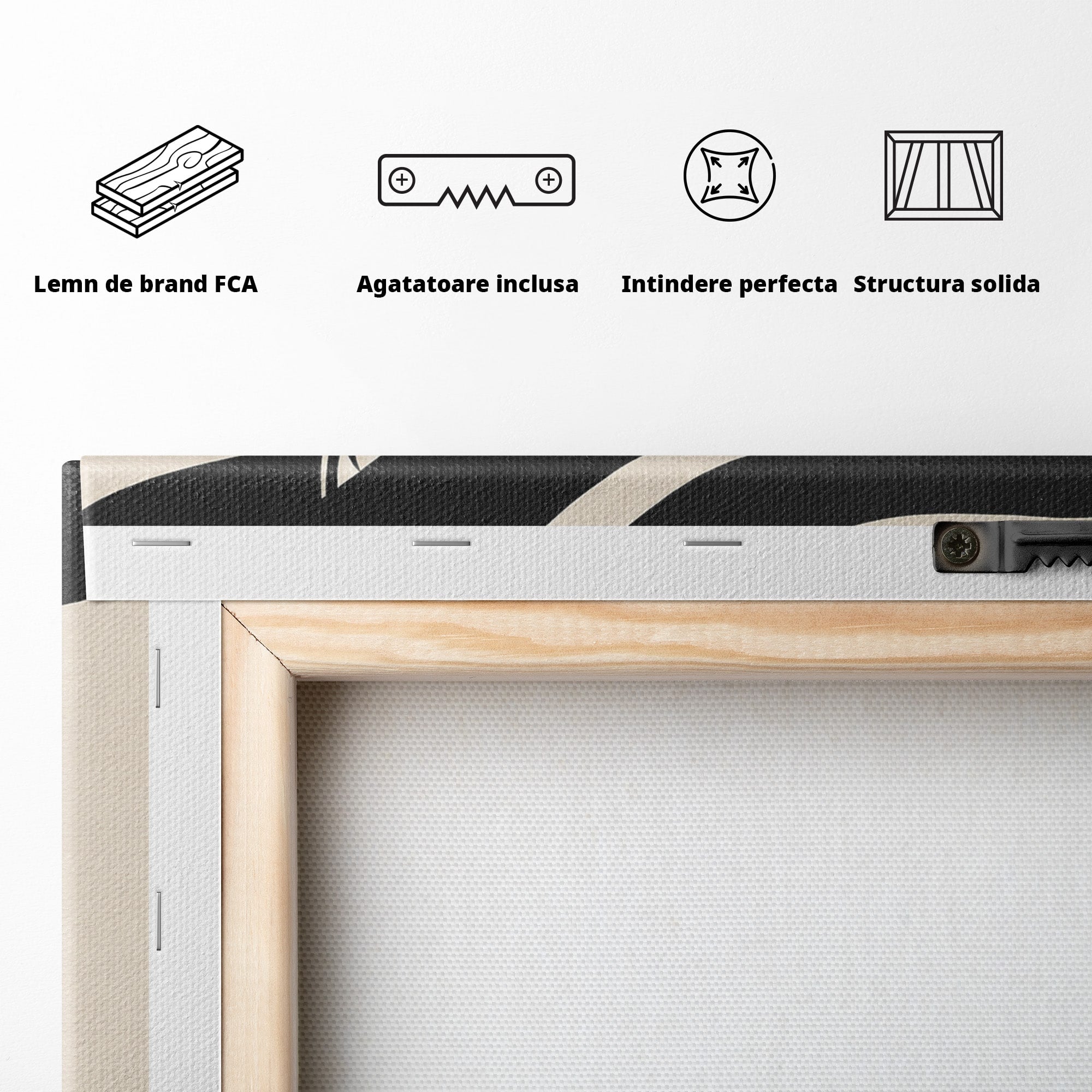 Tablou Canvas Premium LuxCanva® G1257, Silueta Eleganta, Portret, Moda, Stil, Eleganta, Dormitor, Culori Vibrante