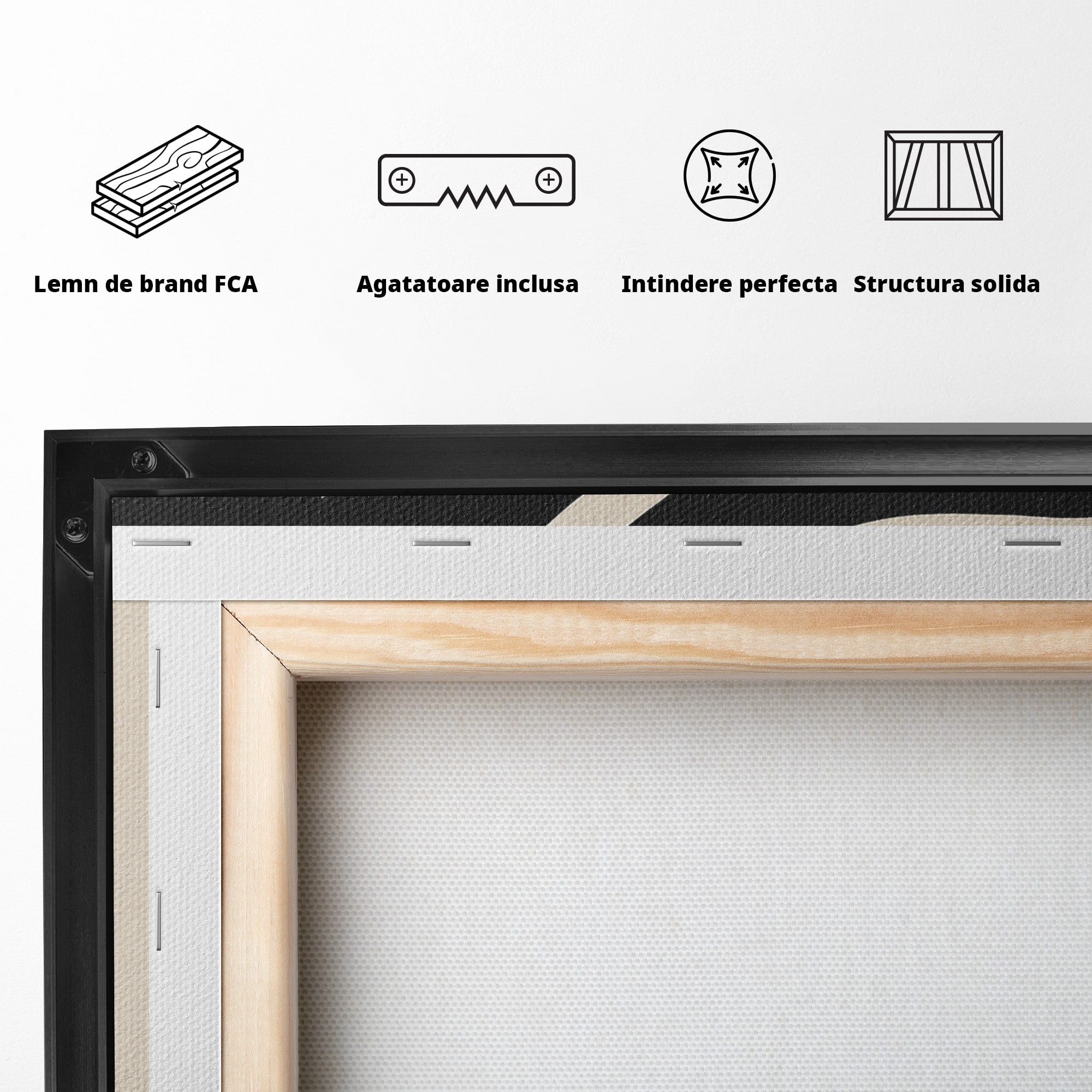 Tablou Canvas Premium LuxCanva® G1257, Silueta Eleganta, Portret, Moda, Stil, Eleganta, Dormitor, Culori Vibrante