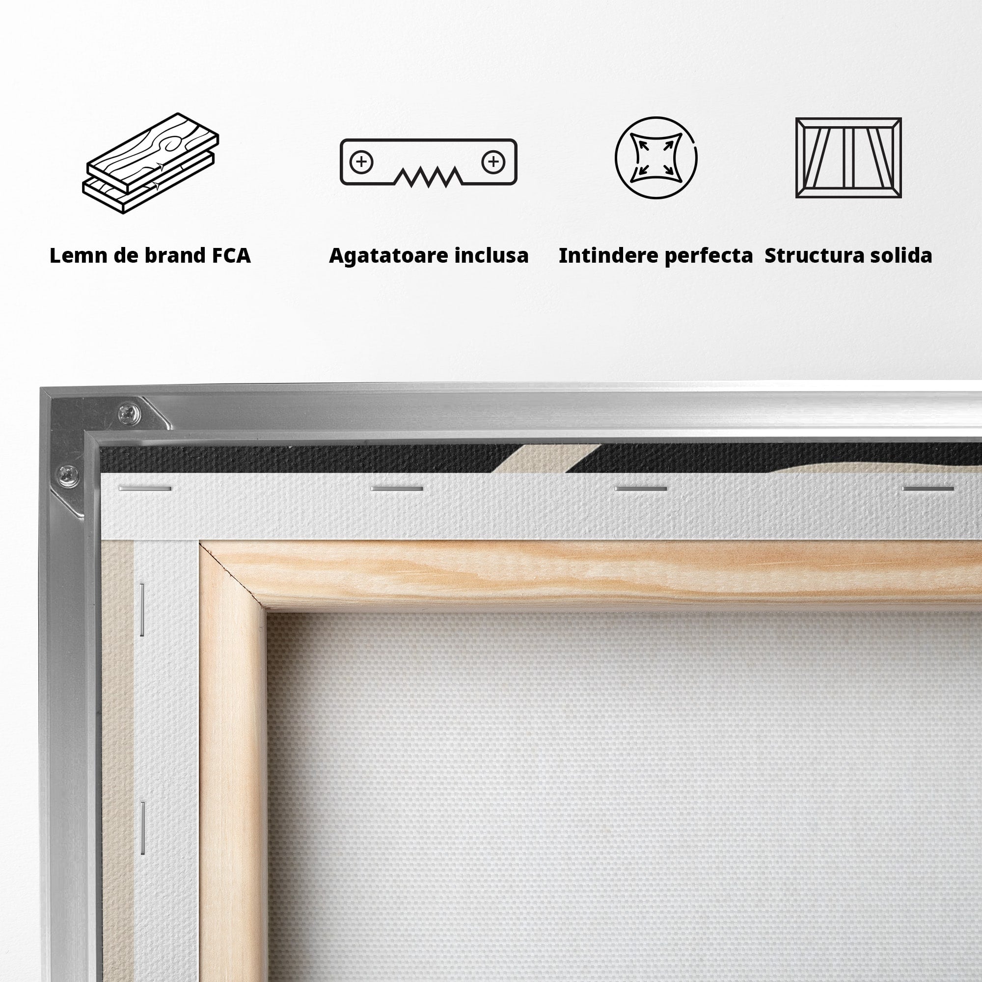 Tablou Canvas Premium LuxCanva® G1257, Silueta Eleganta, Portret, Moda, Stil, Eleganta, Dormitor, Culori Vibrante
