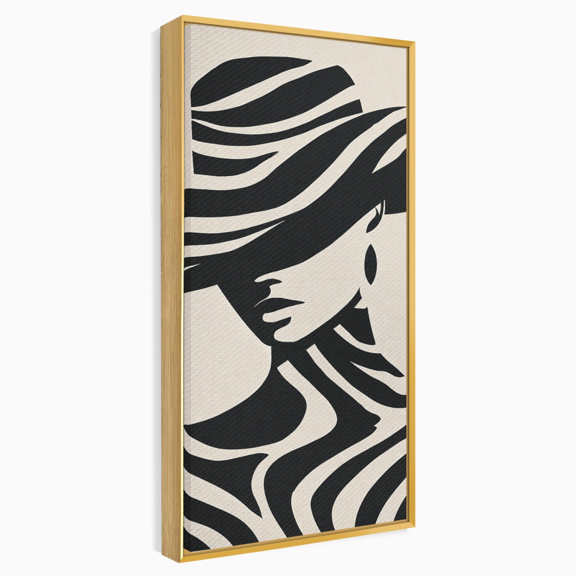 Tablou Canvas Premium LuxCanva® G1257, Silueta Eleganta, Portret, Moda, Stil, Eleganta, Dormitor, Culori Vibrante